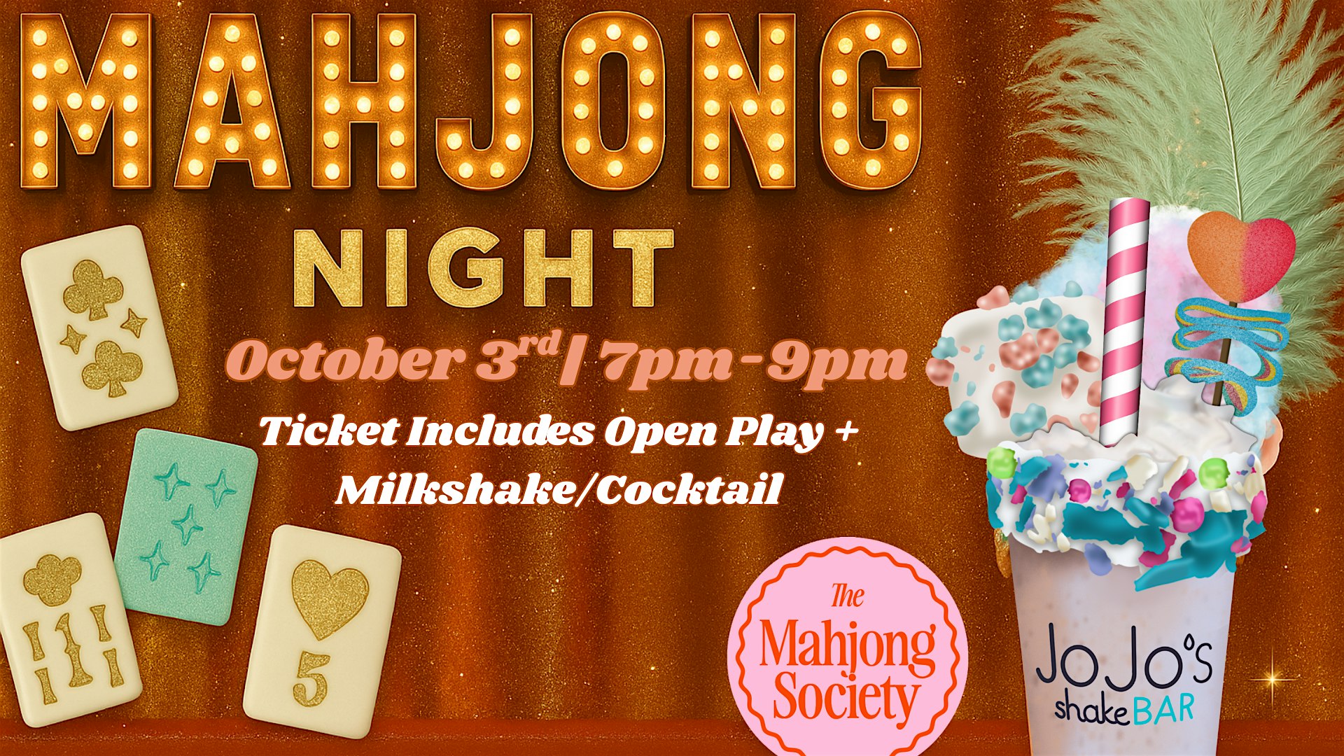 Swiftie Mahjong Night at JoJo’s shakeBAR! at JoJo’s Shake Bar -River North – Chicago, IL