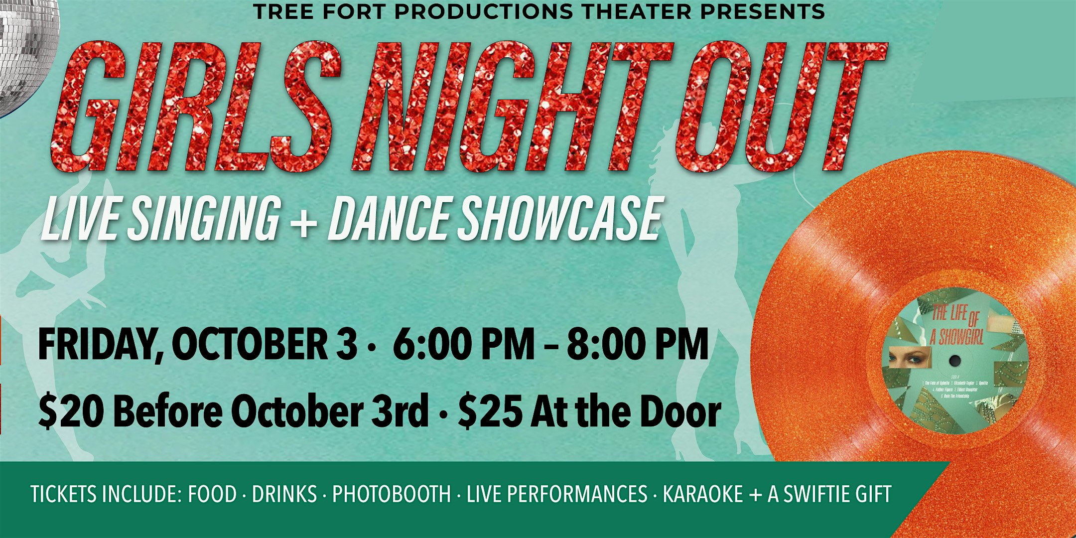 Life of a Showgirl Celebration at Tree Fort Productions 3501 S Tamiami Tr. ENTER MALL AT CHICOS DOOR Suite #136 – Sarasota, FL