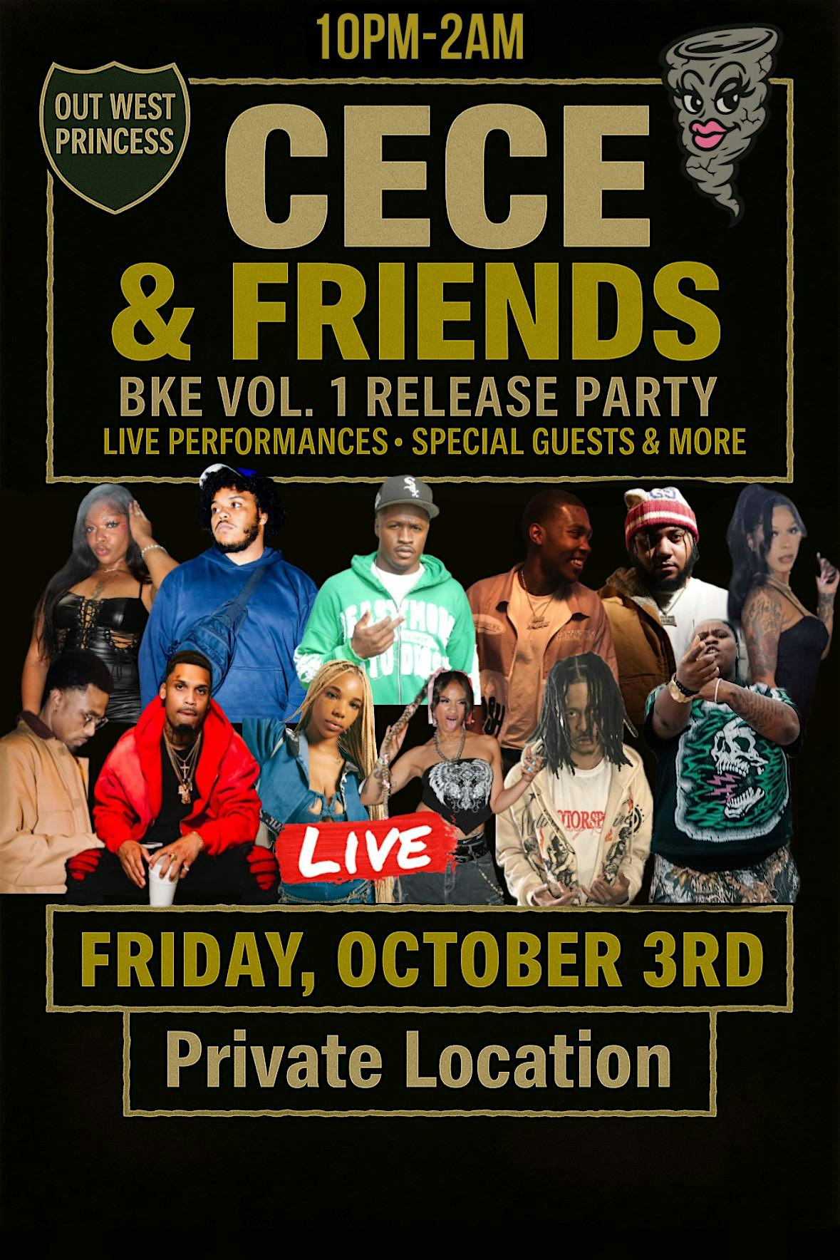 CECE & FRIENDS (BKE VOL 1 RELEASE PARTY) at 4757 W Lake St ste 1 – Chicago, IL