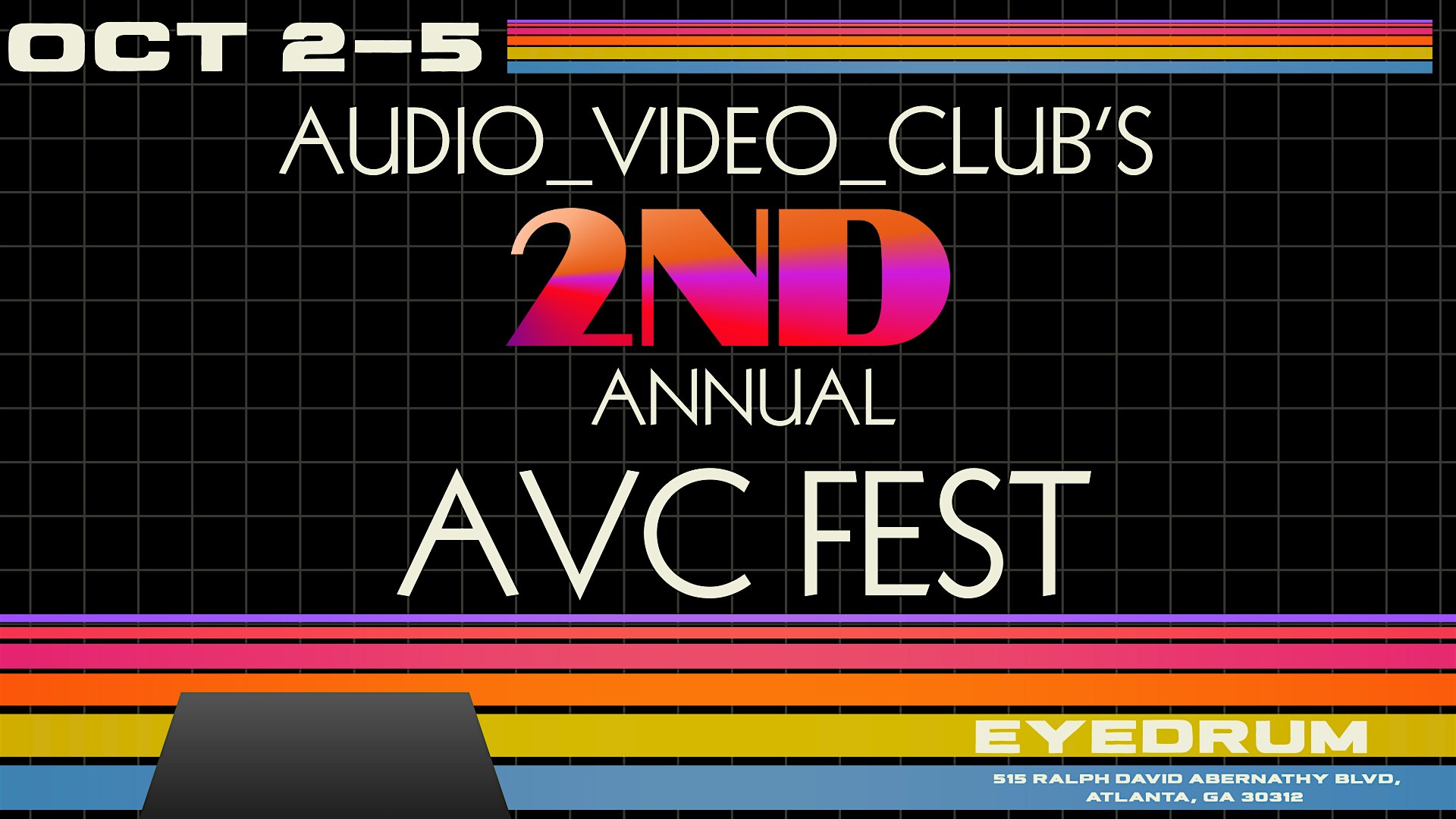 2nd Annual AVC Fest @ Eyedrum: An Audio/Visual Activation at eyedrum Art and Music Gallery – Atlanta, GA