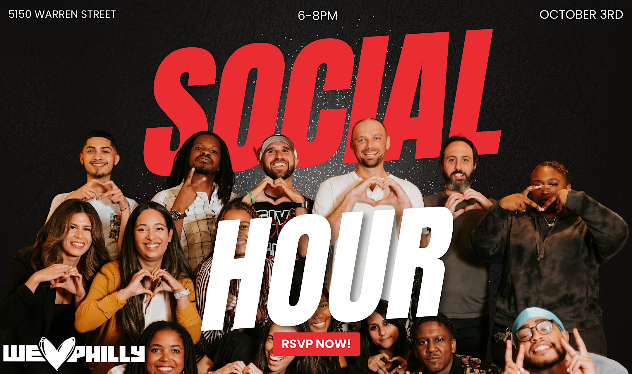 Social Hour at We Love Philly at 5150 Warren St – Philadelphia, PA