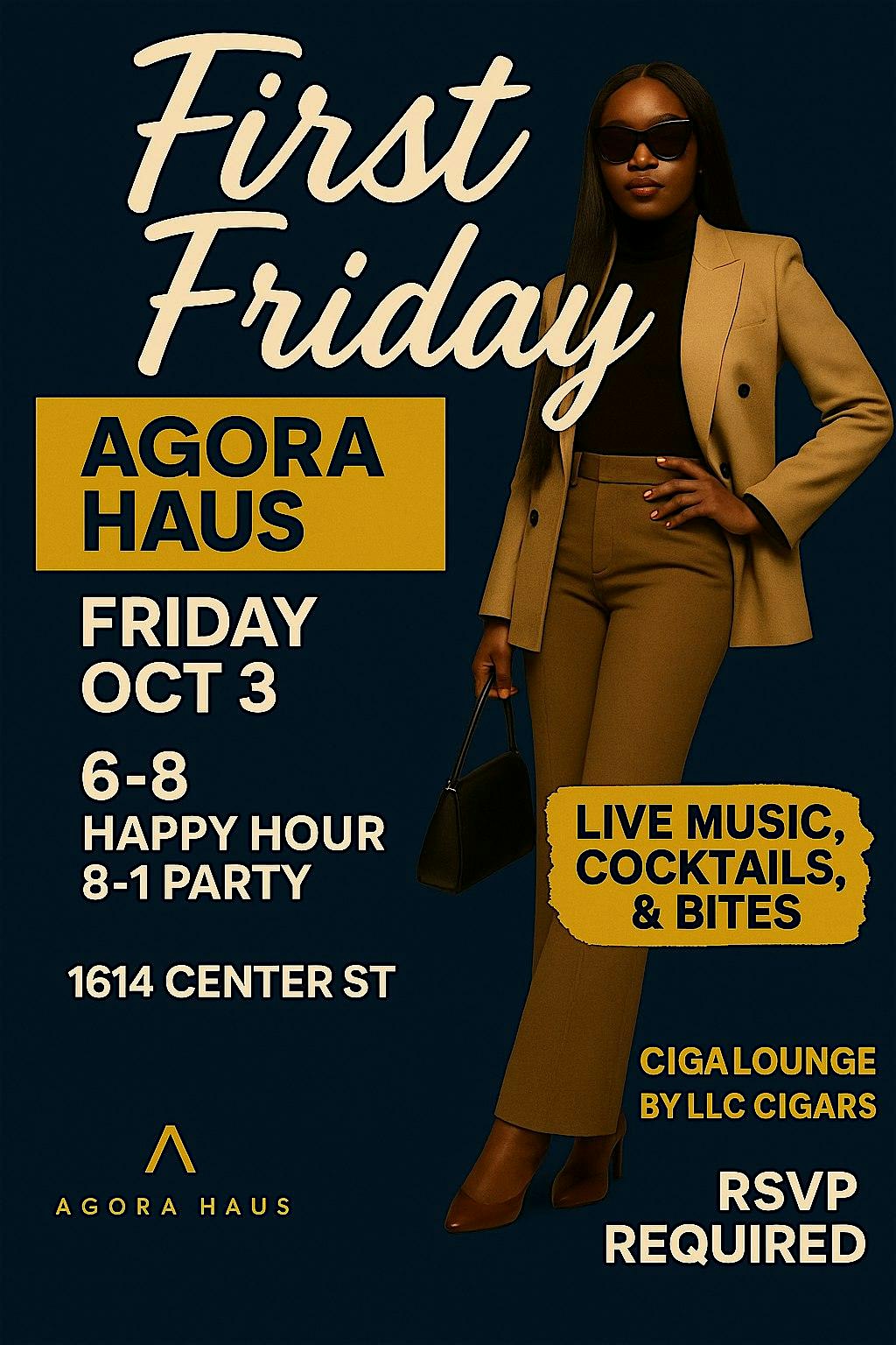 Agora Haus First Fridays: October at Agora Haus – Houston, TX