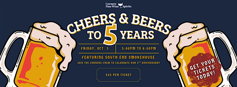 Cheers Beers and Five Years at Corners Fine Wine & Spirits – Peachtree Corners, GA