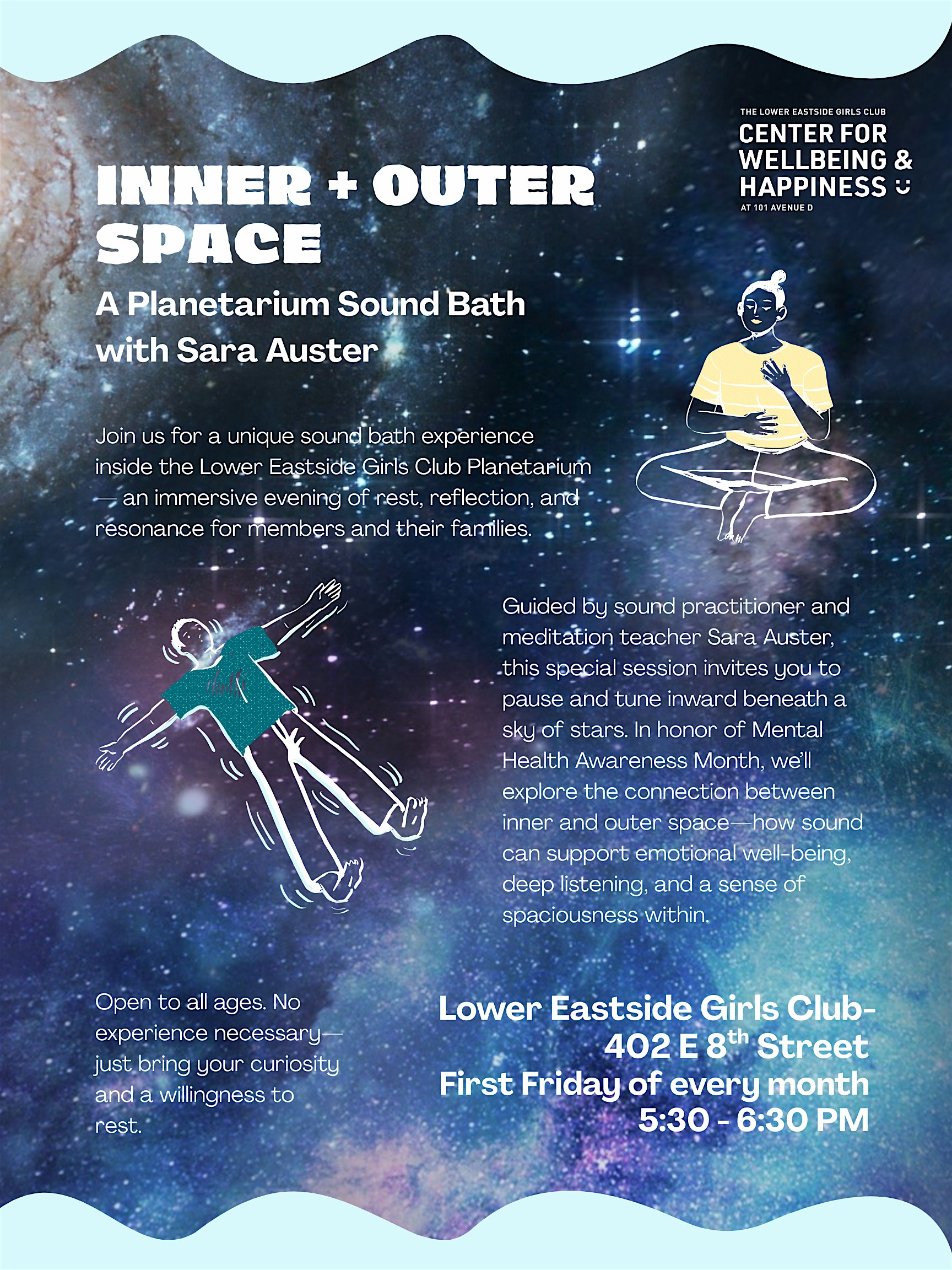 Sound Bath w/ Sara Auster at 402 E 8th St – New York, NY