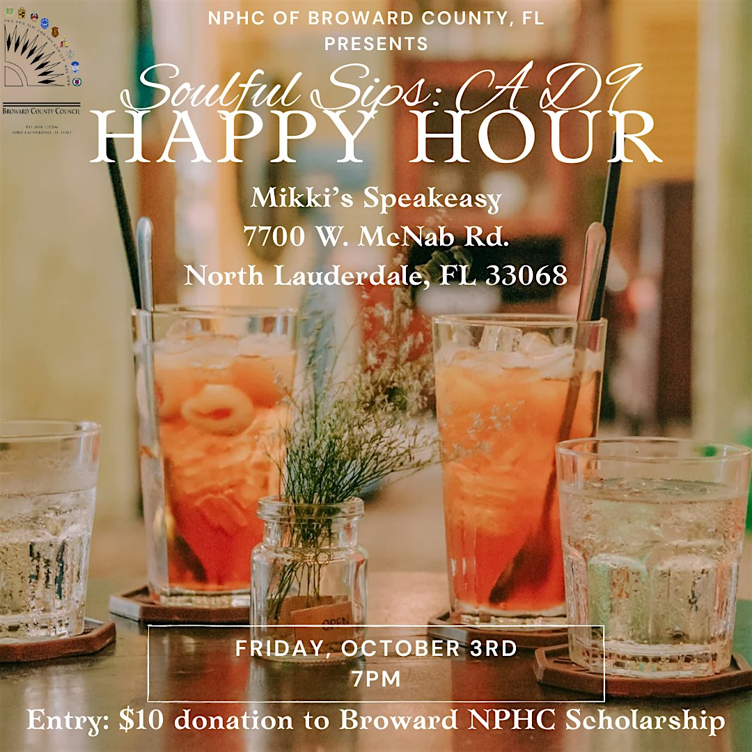 Soulful Sips: A D9 Happy Hour at Mikki’s Speakeasy – North Lauderdale, FL