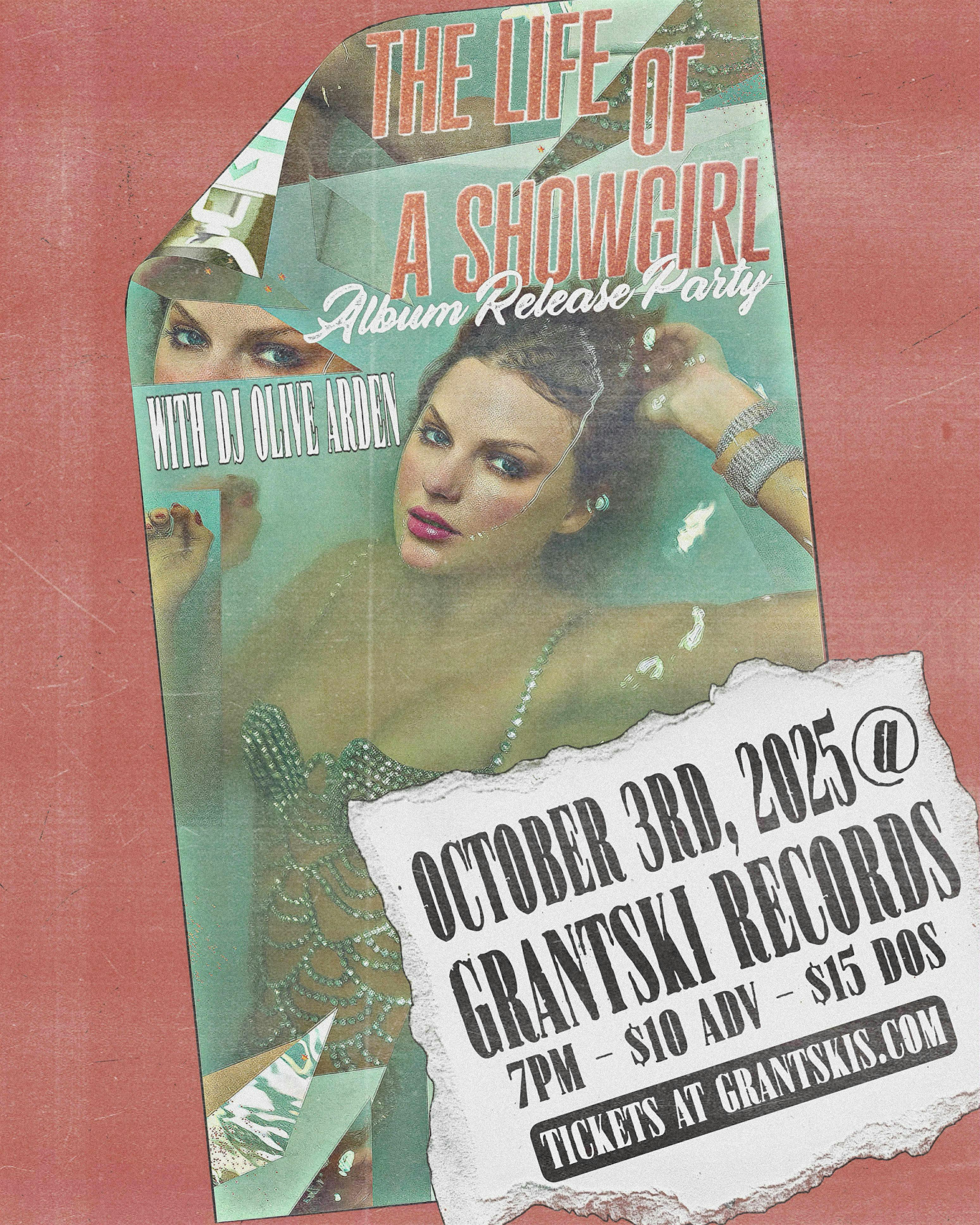 The Life Of A Showgirl Album Release Party w/ DJ Olive Arden at Grantski Records – Augusta, GA