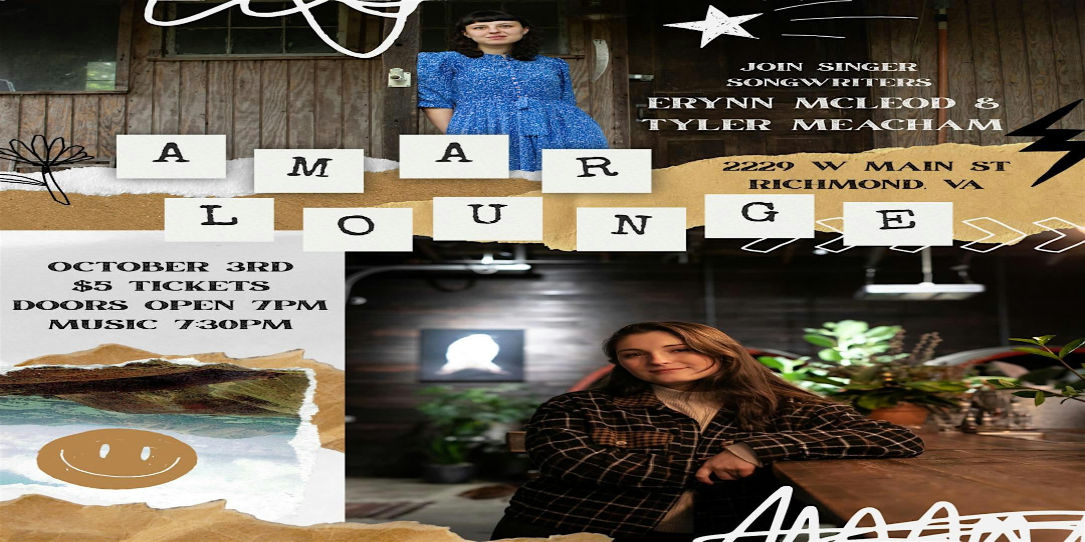Singer Erynn Mcleod & Tyler Meacham at Amar Lounge – Richmond, VA