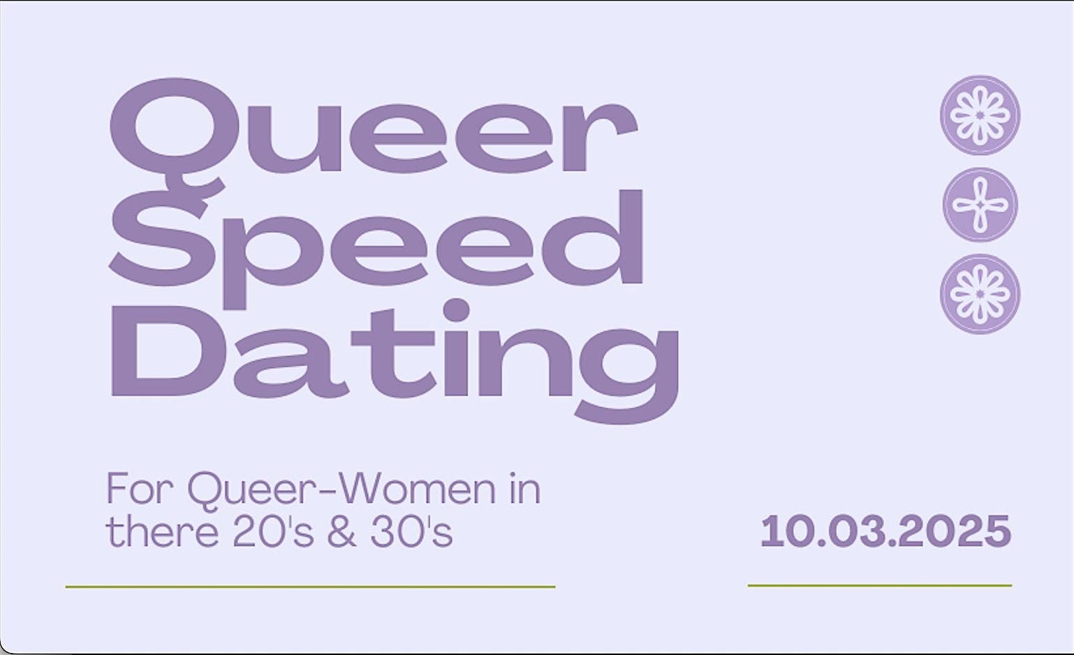Speed Dating for 20s & 30s Queer Women| Fair Lawn | NJ Events at CoZie Café – Fair Lawn, NJ