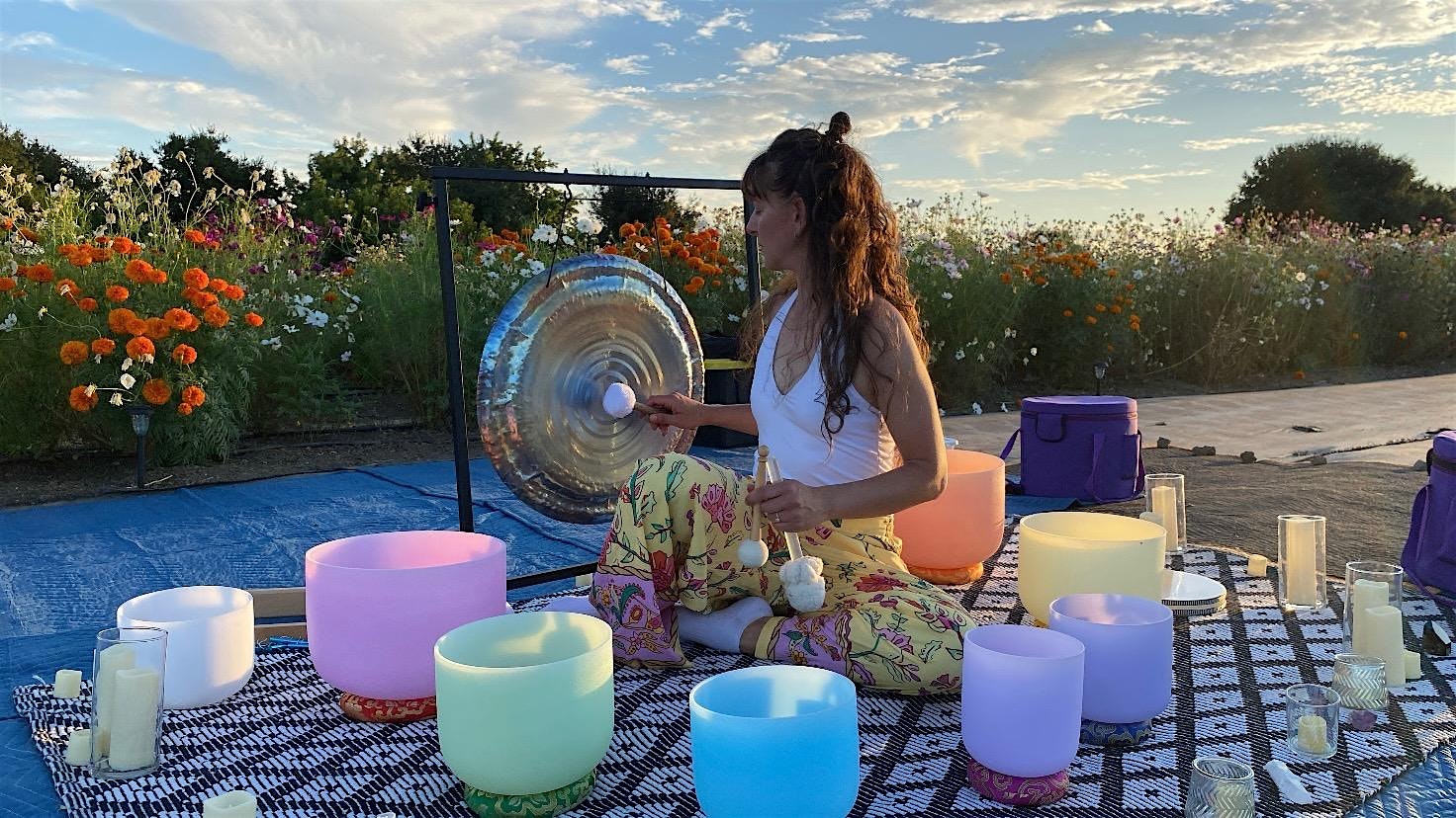 HvH Sunset sound bath at HvH Specialty Growers – Fairfield, CA