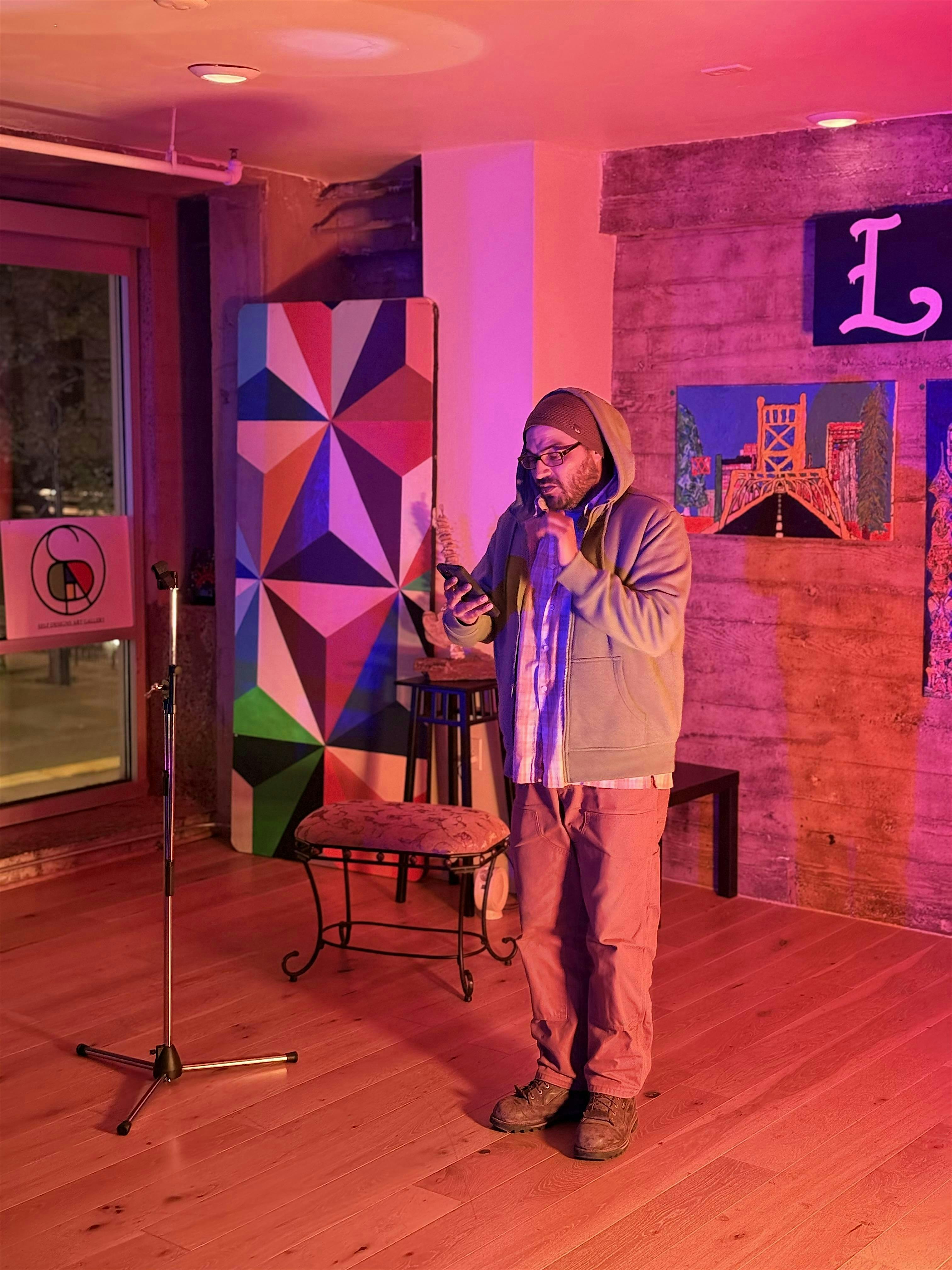 FRIDAY NITE LIVE OPEN MIC/W SOLIDARITY! at Self Designs Art Gallery – Sacramento, CA