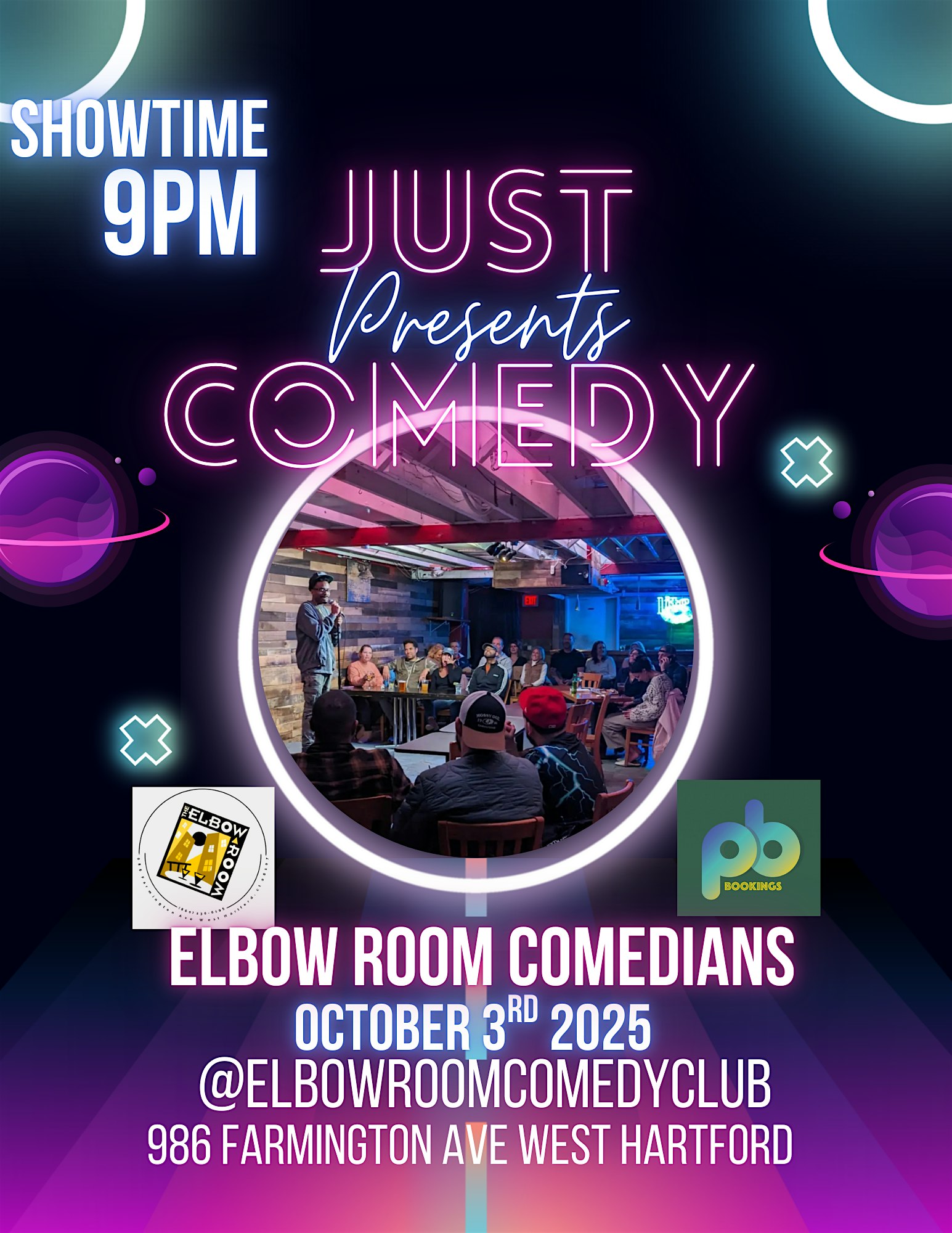 Just Comedy at The Elbow Room – West Hartford, CT