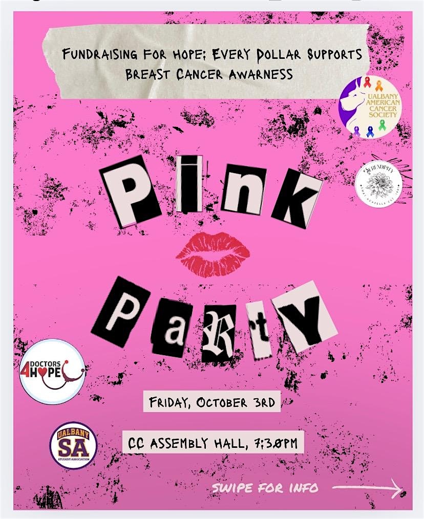 Pink Party for Strides Against Breast Cancer at Campus Center Assembly Hall – Albany, NY