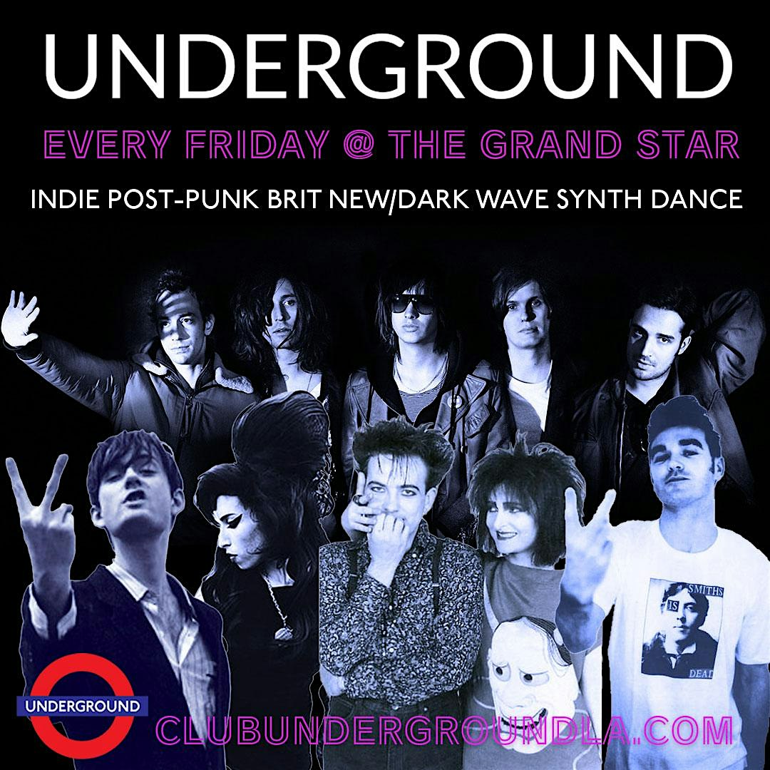 CLUB UNDERGROUND DANCE PARTY w/DJ LARRY G! DTLA at The Grand Star Jazz Club – Los Angeles, CA