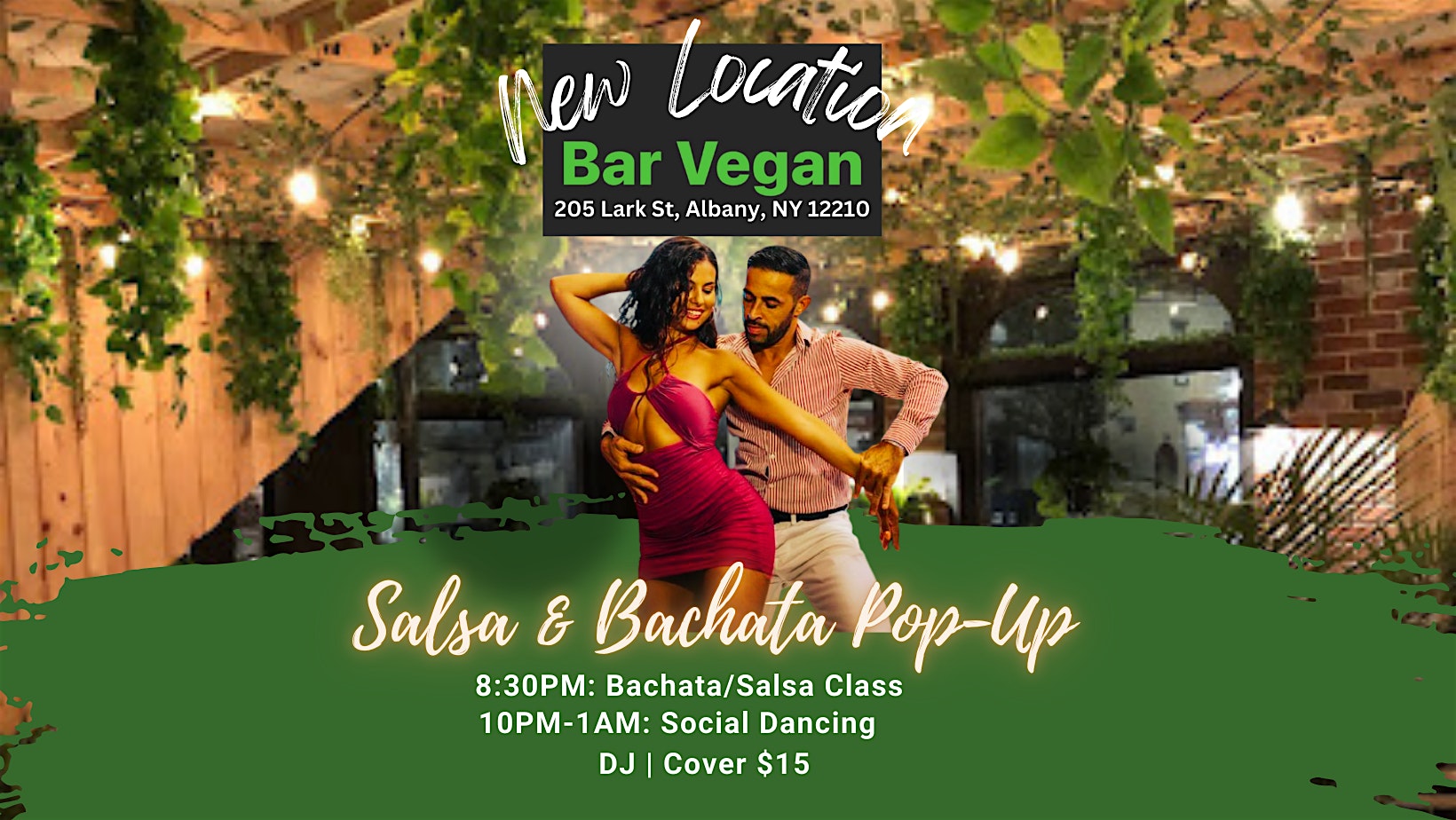 Salsa & Bachata Pop-Up at Bar Vegan, Albany, NY! at Bar Vegan – Albany, NY