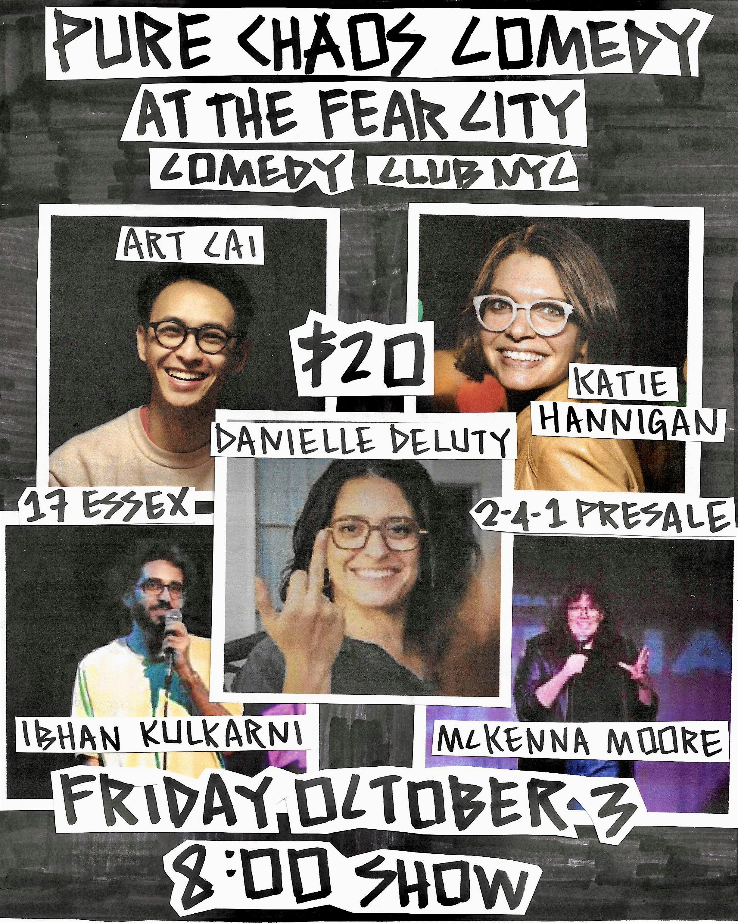 Pure Chaos Comedy BYOB Standup Show | Lower East Side at The Fear City Comedy Club – New York, NY