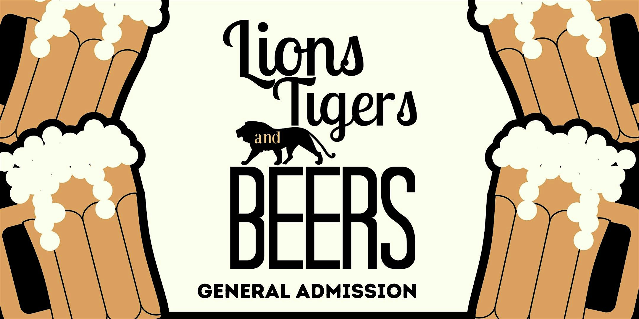 Lions, Tigers, and Beers- General Admission at Erie Zoo – Erie, PA