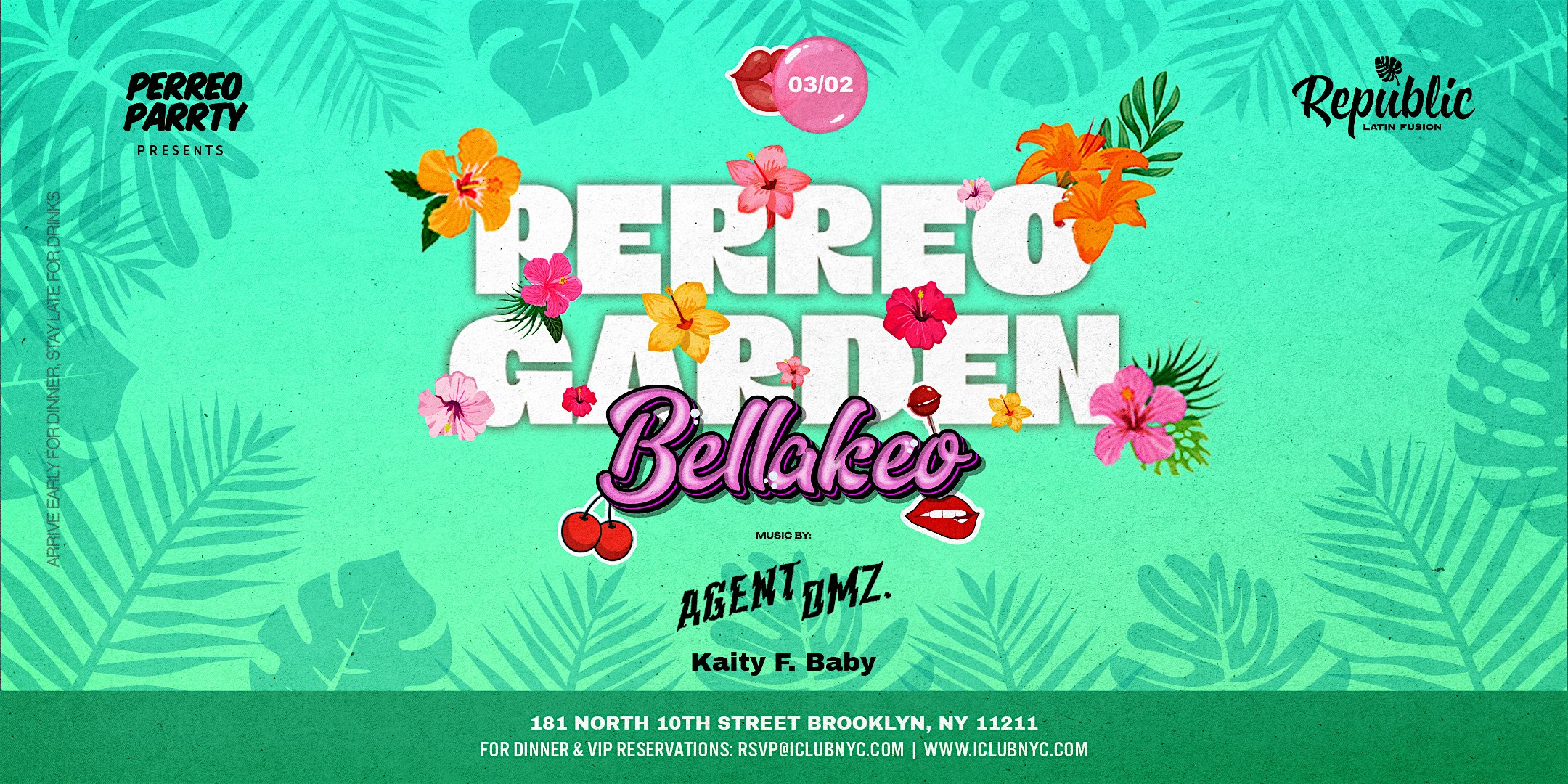 Latin & Reggaetón Party Saturdays| Republic latin fusion at REPUBLIC – BROOKLYN, NY