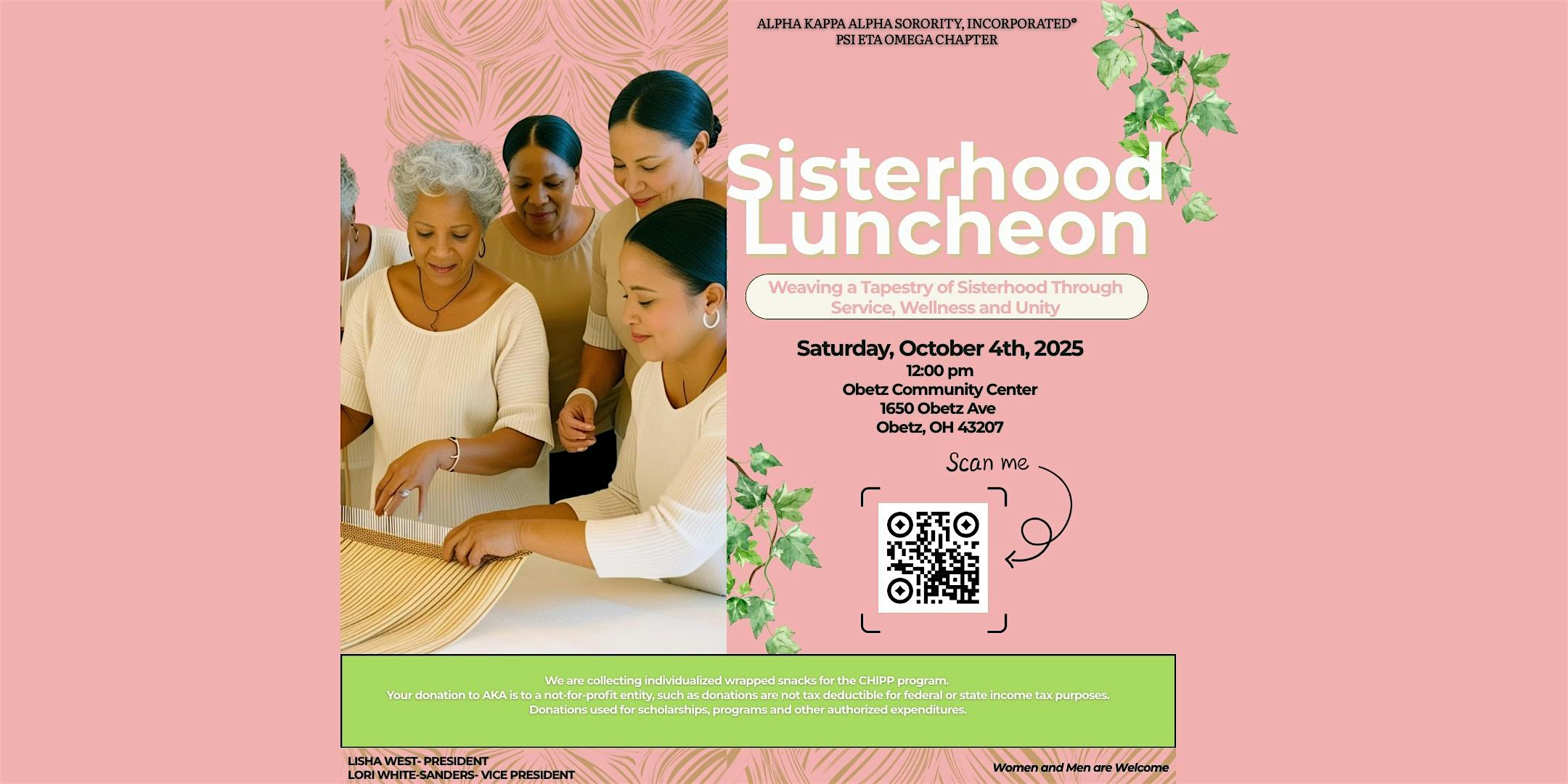 Weaving a Tapestry of Sisterhood Through Service, Wellness, and Unity at Obetz Village Community Center – Obetz, OH