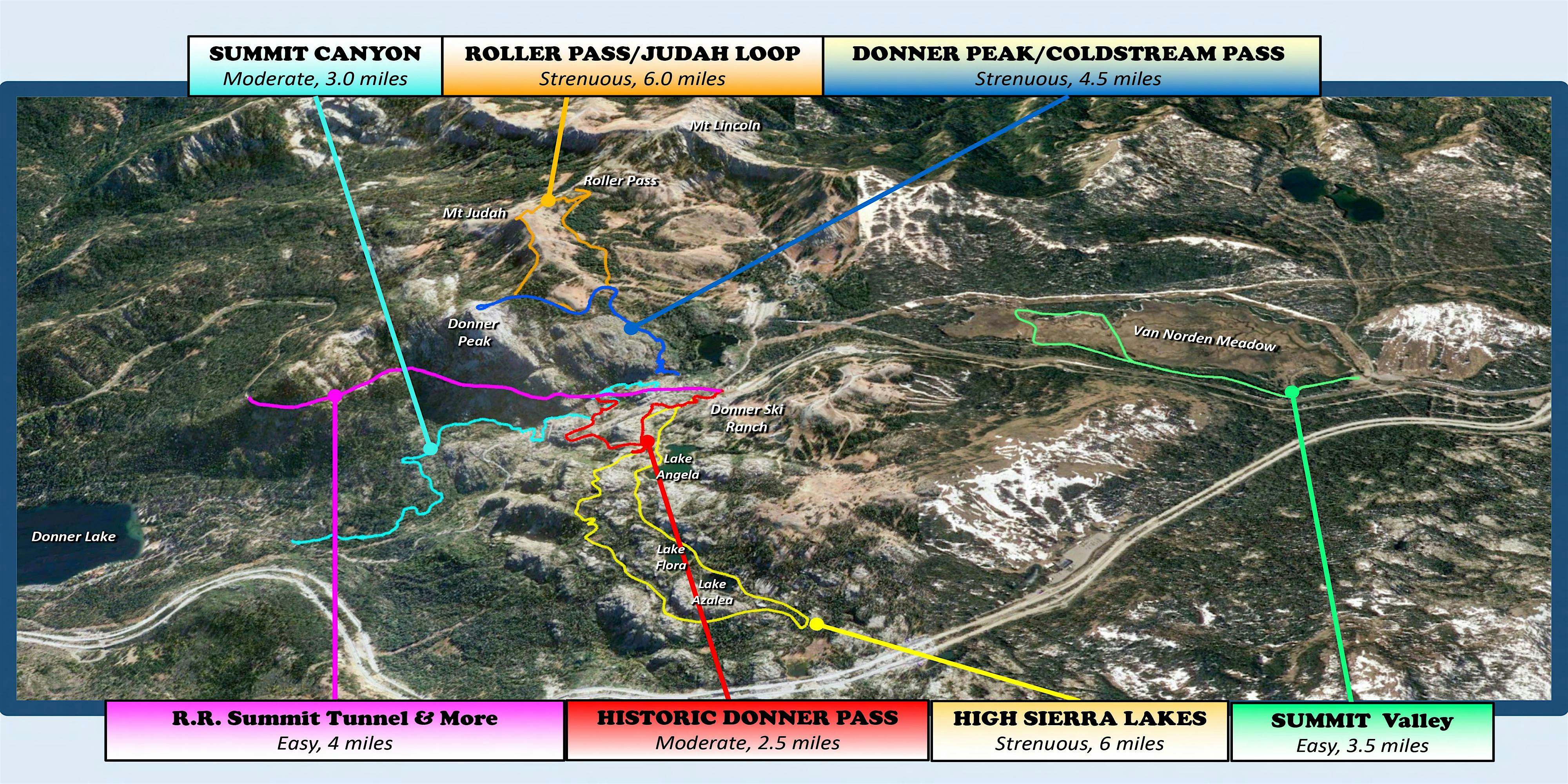 Donner Party Hike 2025 at Sugar Bowl Resort – Norden, CA