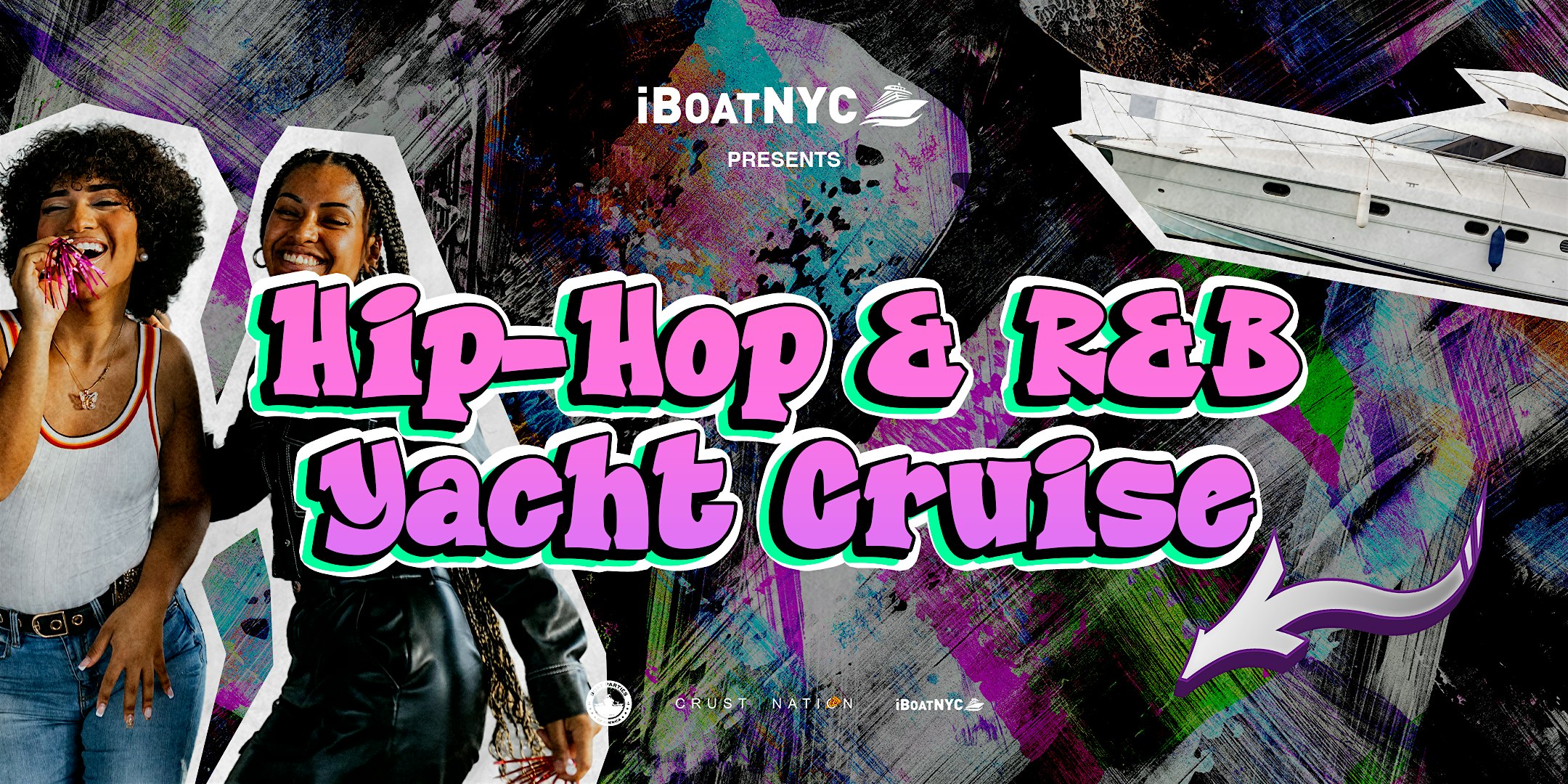 NYC #1 HIP HOP & R&B Boat Ride Party Cruise at Pier 36 NYC – New York, NY