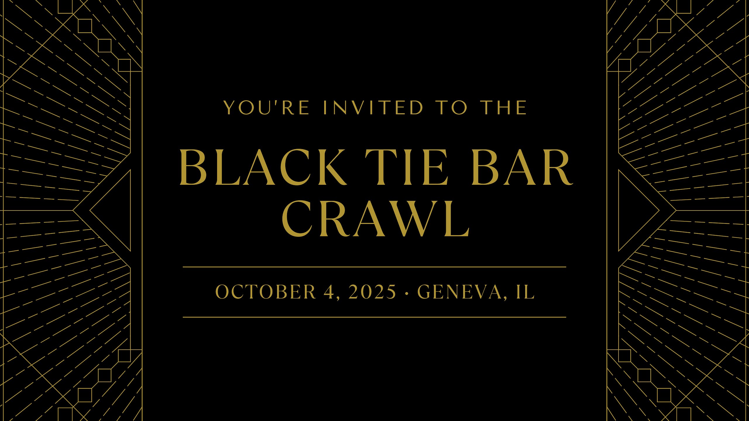 Black Tie Bar Crawl 2025 at Geneva, IL – Geneva, IL