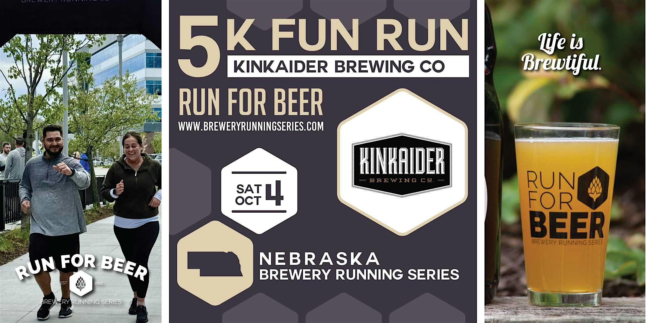 5k Beer Run x Kinkaider | 2025 Nebraska Brewery Running Series at Kinkaider Brewing Co. Omaha – Omaha, NE