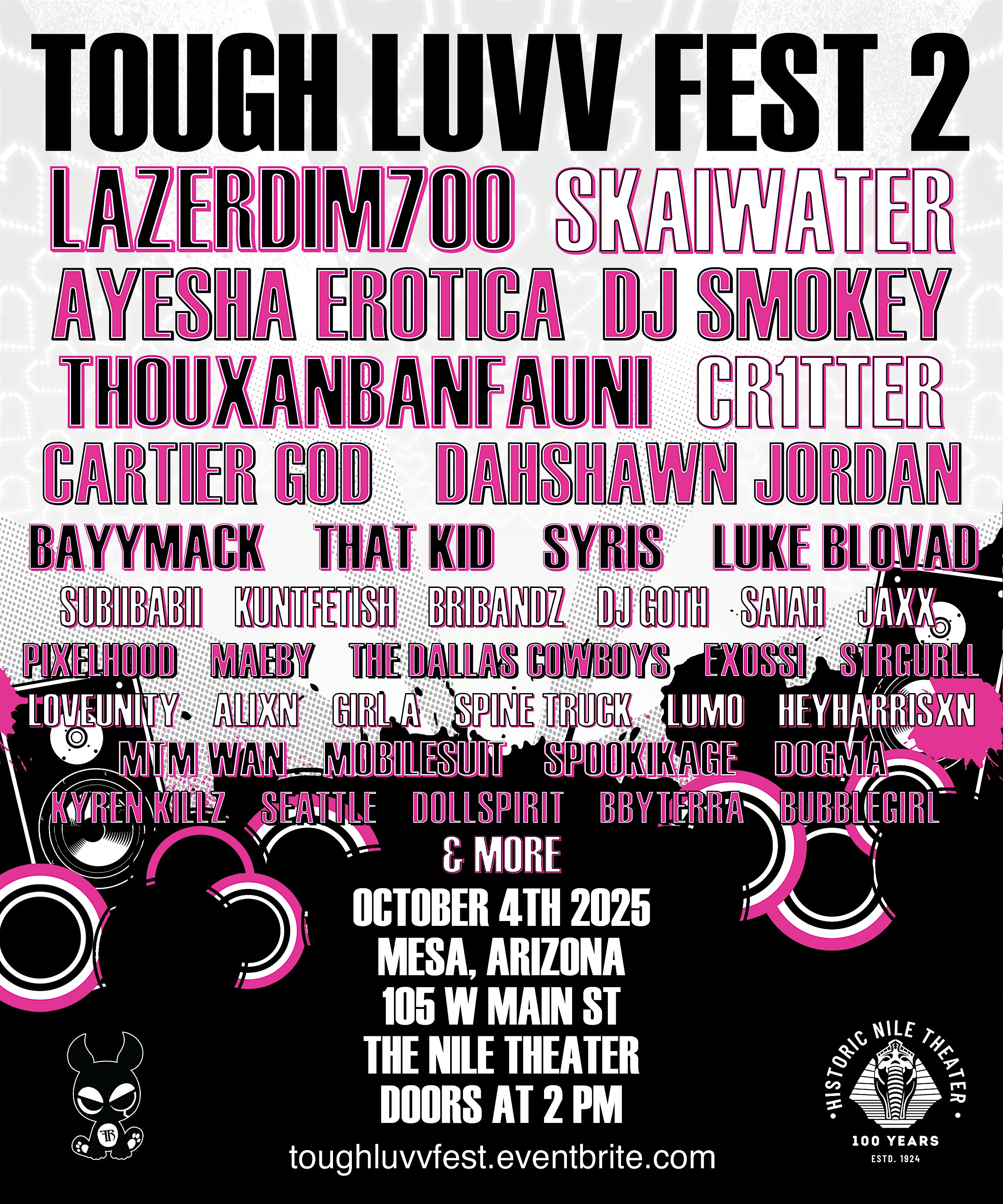 Tough Luvv Fest 2 at Nile Theater – Mesa, AZ