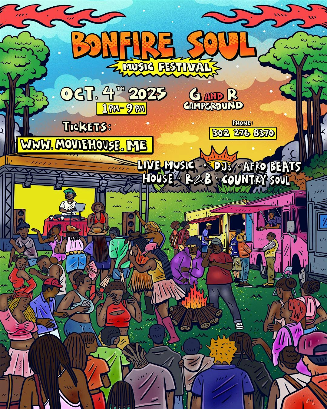 Bonfire Soul Music Festival at G & G Campground – Houston, DE