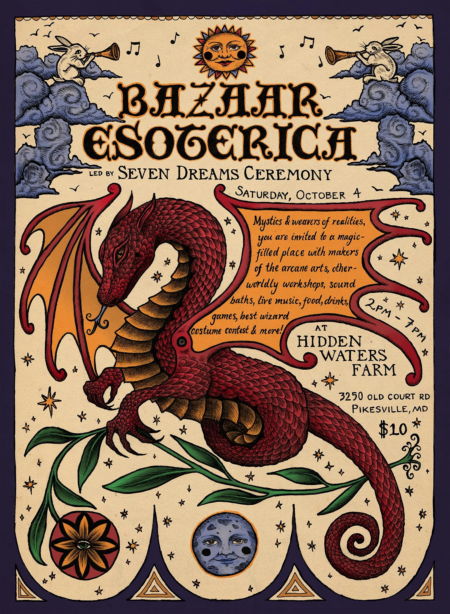 Bazaar Esoterica at Hidden Waters Farm – Pikesville, MD