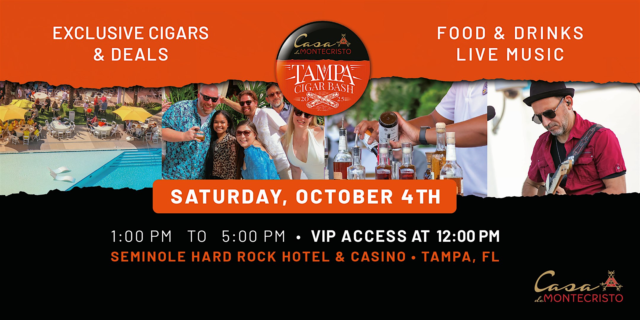 Tampa Cigar Bash 2025 at Seminole Hard Rock Hotel & Casino Tampa – Tampa, FL