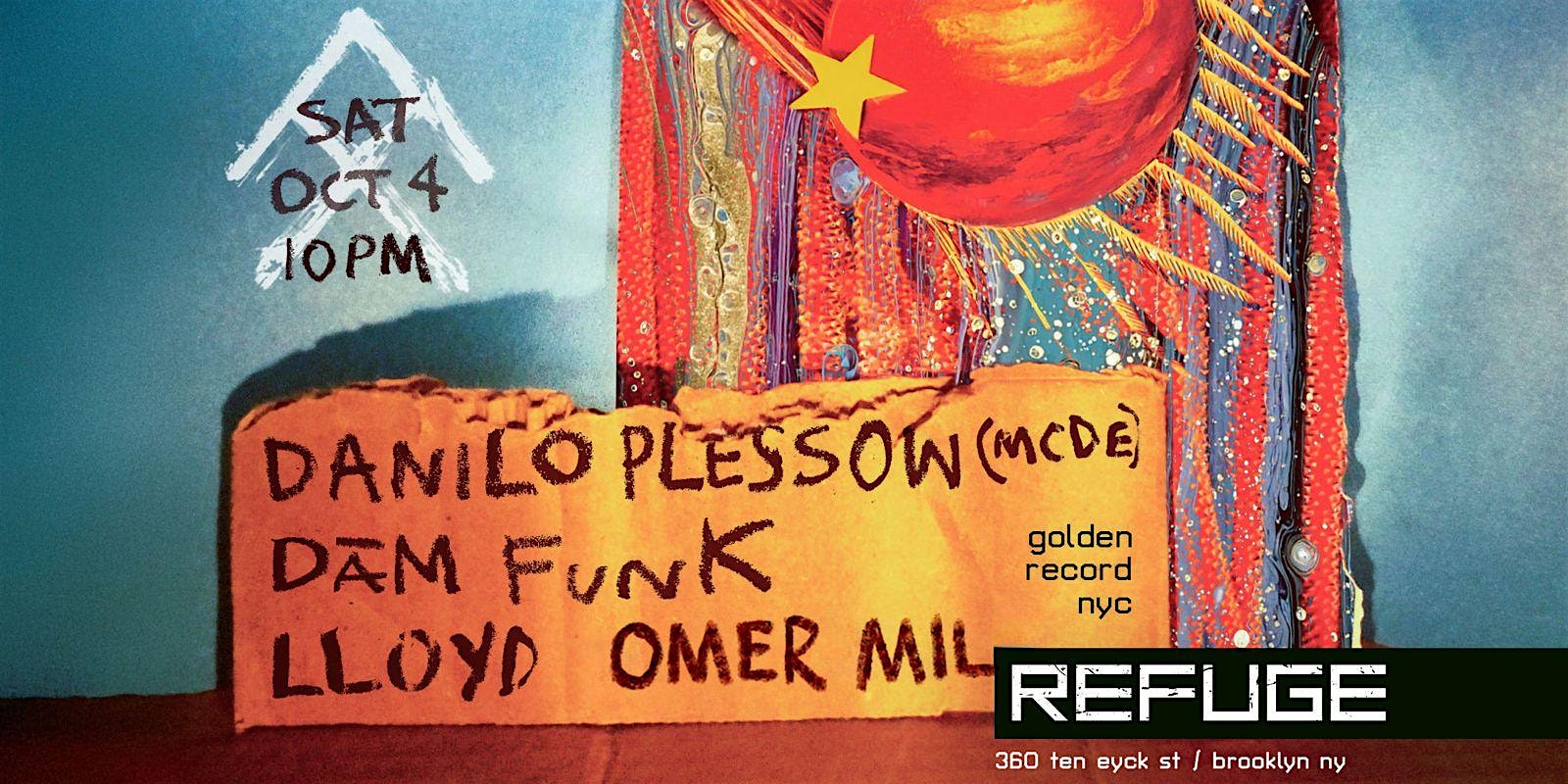 Refuge Saturday Night [10/4] at Refuge – Brooklyn, NY