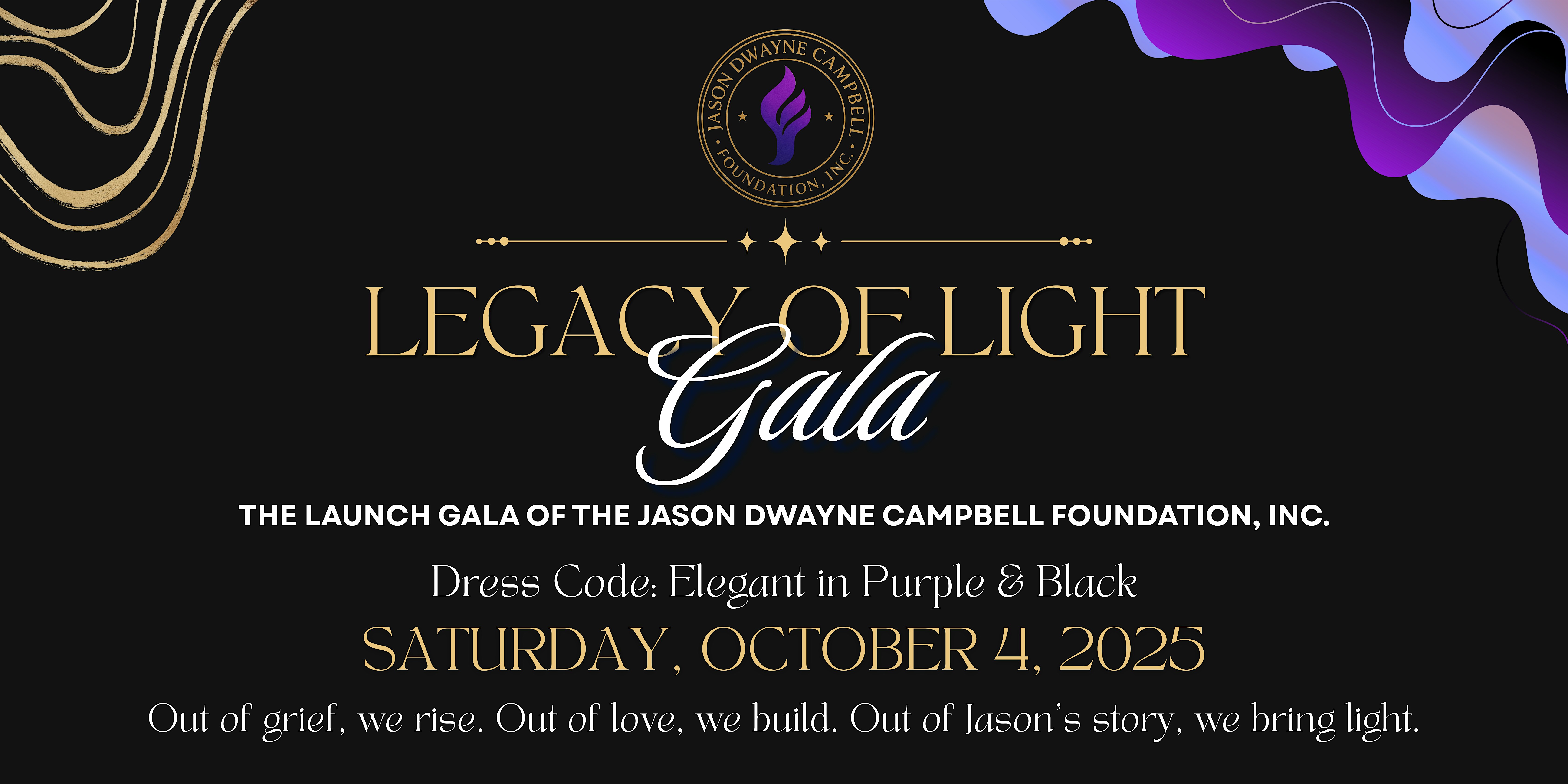 Legacy of Light: The Jason Dwayne Campbell Foundation Launch Gala at School of Justice, Public Safety, and Law Studies – MDC North Campus – Miami, FL