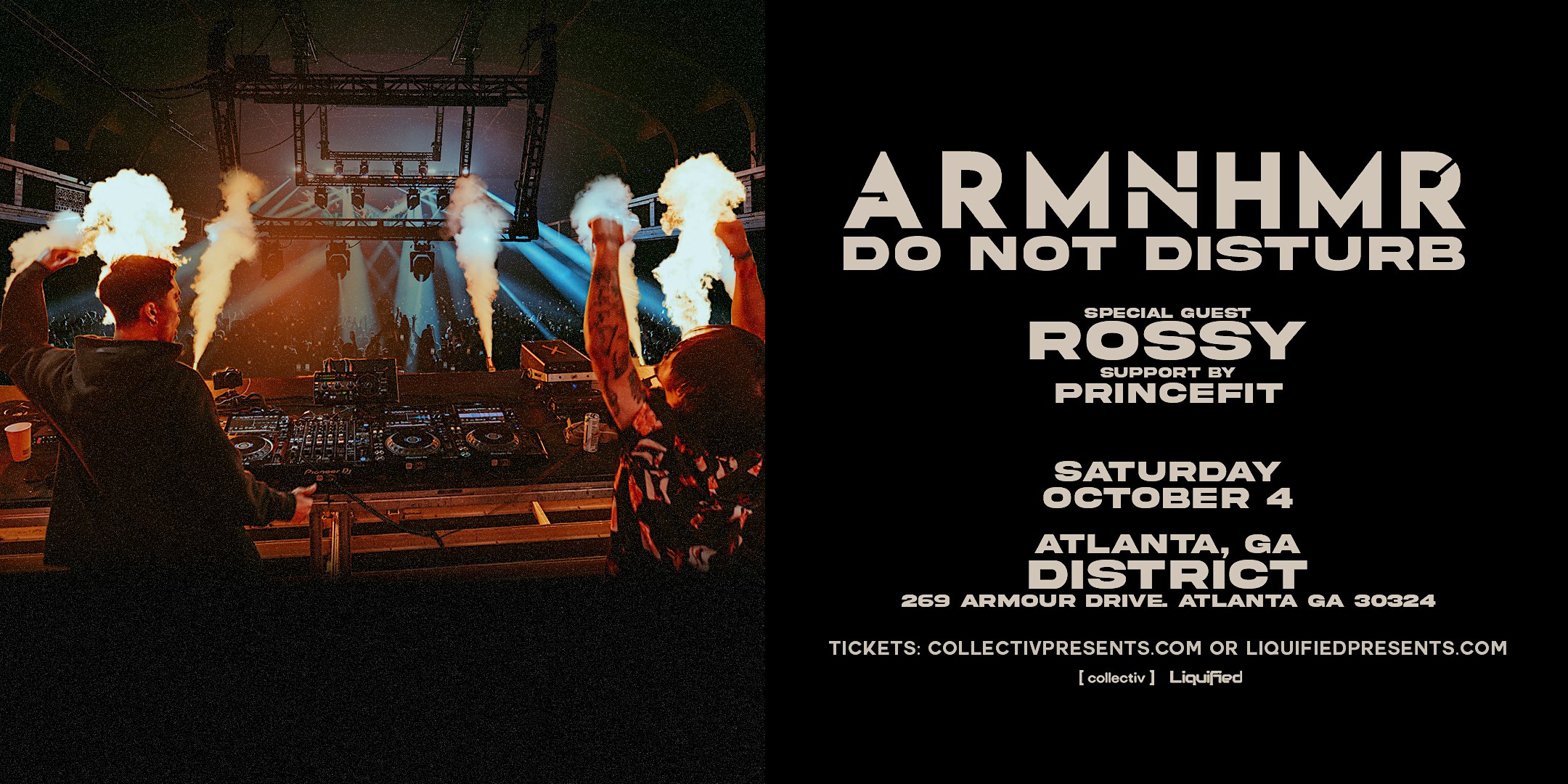 ARMNHMR | Saturday October 4th 2025 | District Atlanta at District Atlanta – Atlanta, GA