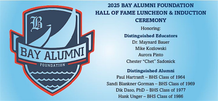 Bay Alumni Foundation Class of 2025 Hall of Fame Induction Luncheon at Avon Oaks Country Club – Avon, OH