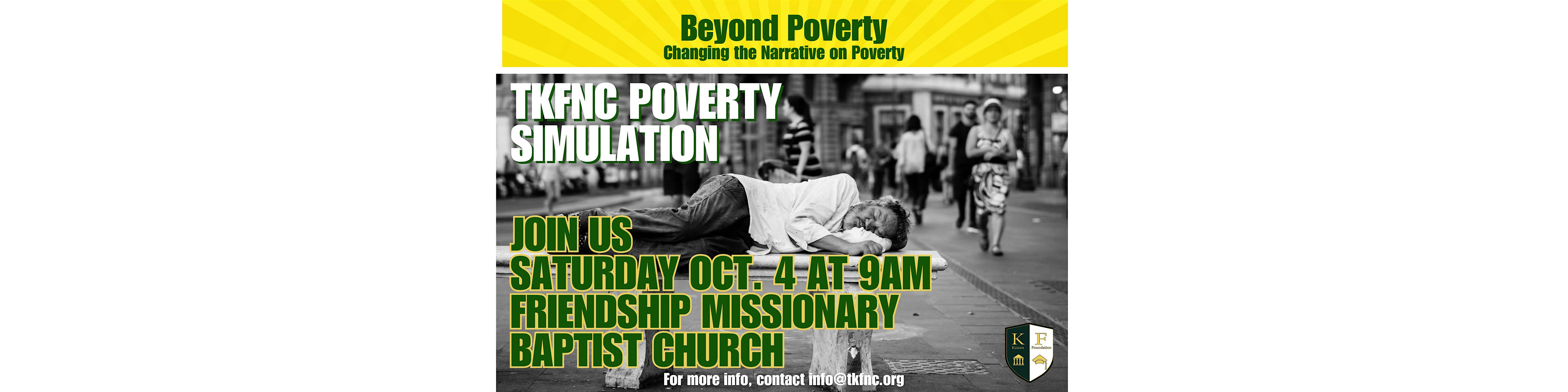 The Kaizen Foundation of NC Inaugural Poverty Simulation at Friendship Missionary Baptist Church – Charlotte, NC