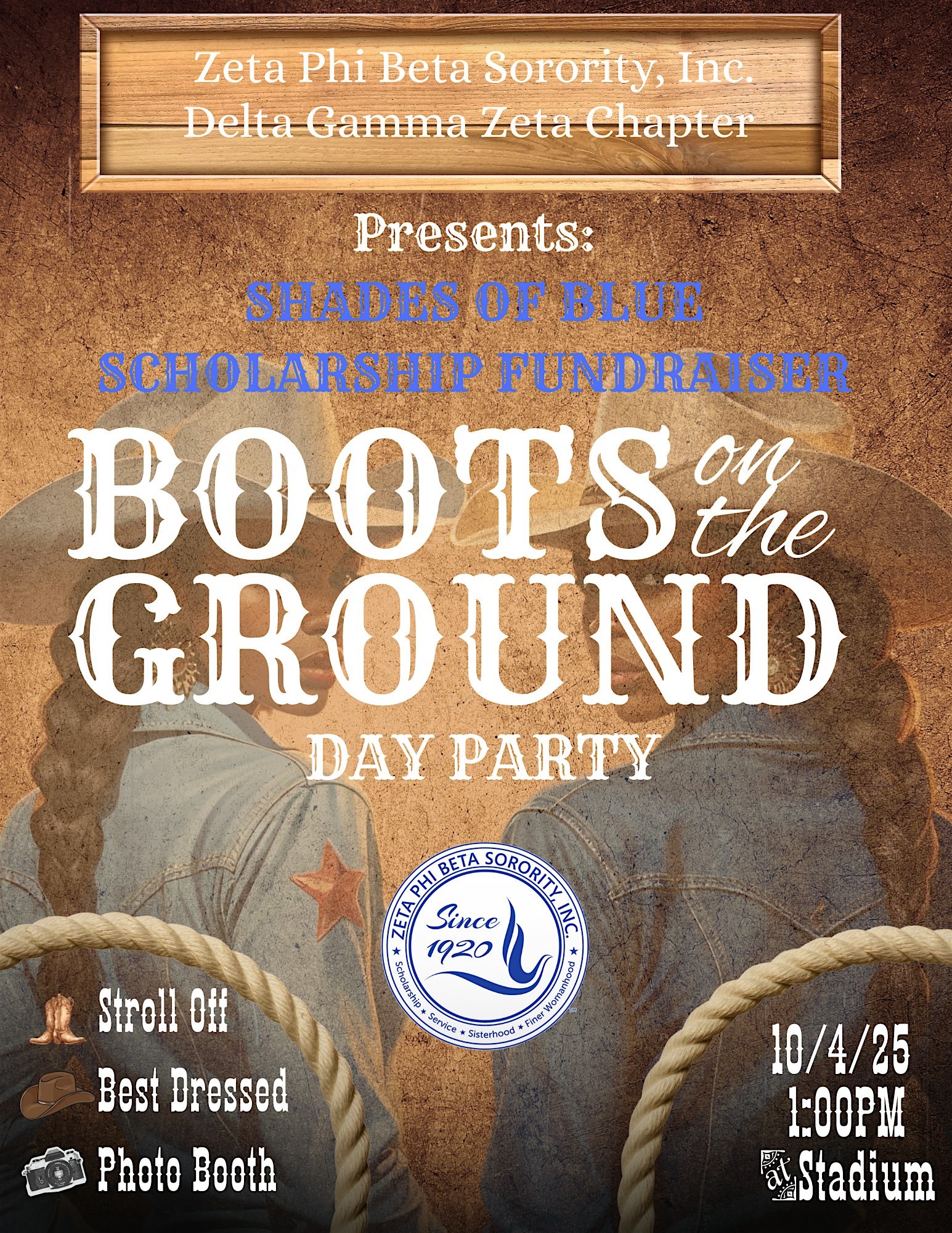 Zeta Phi Beta Sorority Inc. Shades of Blue Day Party at Stadium Sports Bar & Lounge – Phoenix, AZ