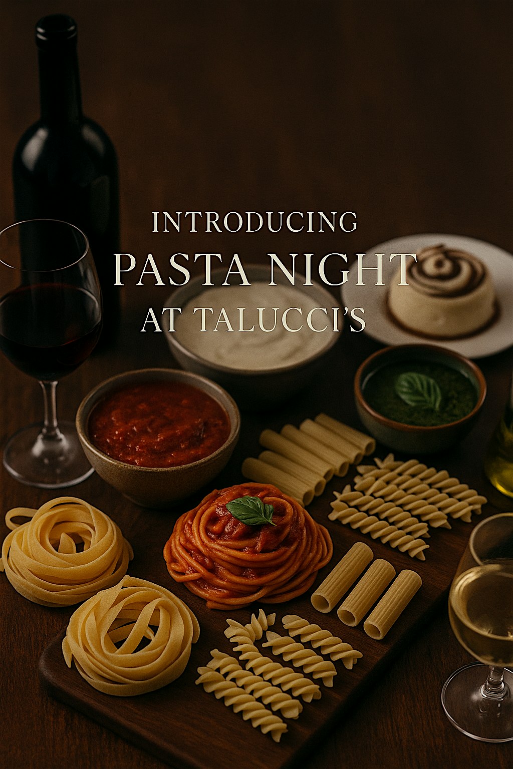 Twirl & Taste: A Pasta Experience At Talucci’s at 145 Central Ave – Summerville, SC