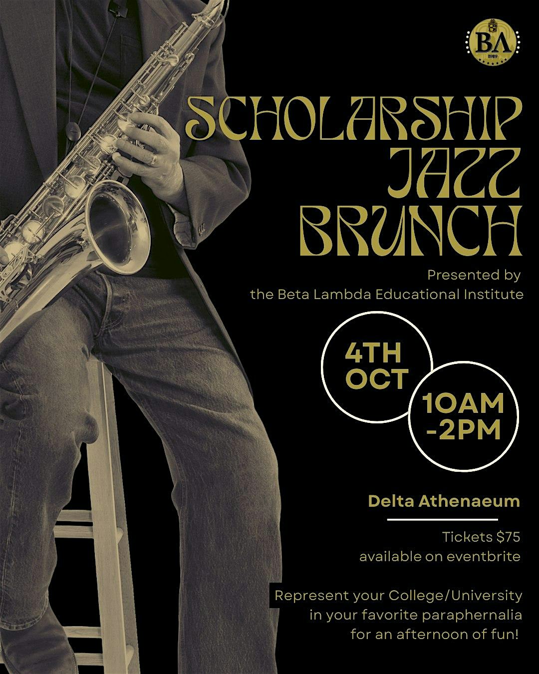 B.L.E.I. Scholarship Jazz Brunch at Delta Athenaeum and DEED Foundation – Kansas City, MO