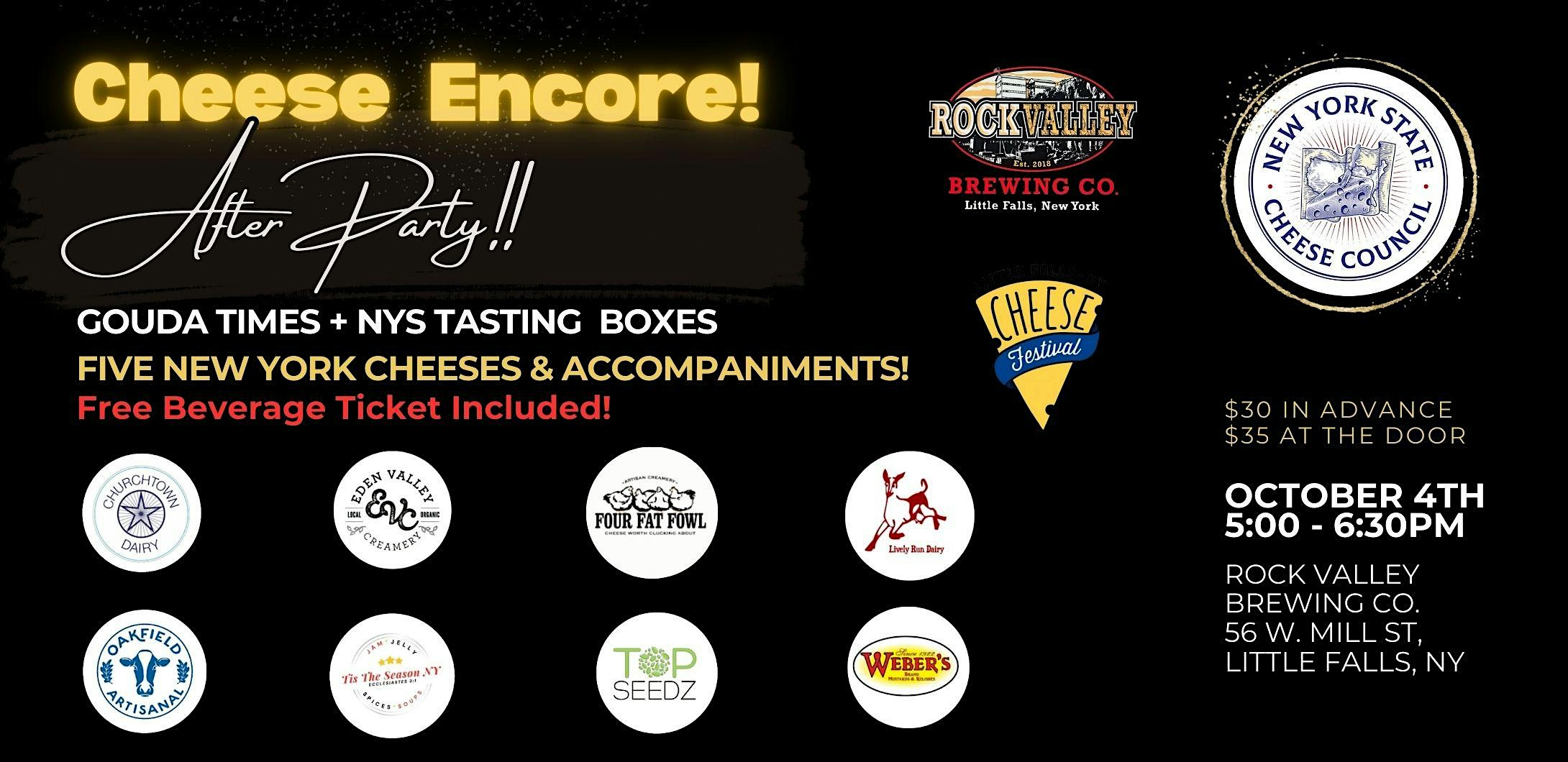 The Cheese Encore!! at Rock Valley Brewing Co. – Little Falls, NY