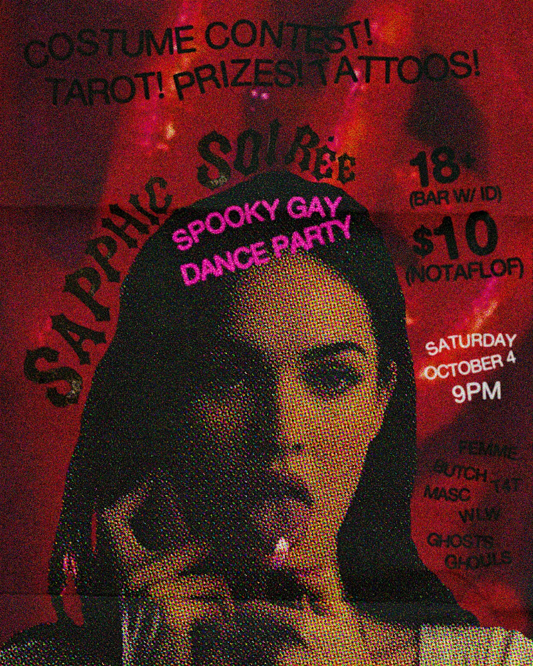 SPOOKY SAPPHIC SOIREE — All Femme Party — IN THE SEATTLE UNDERGROUND! at Asylum Collective – Seattle, WA