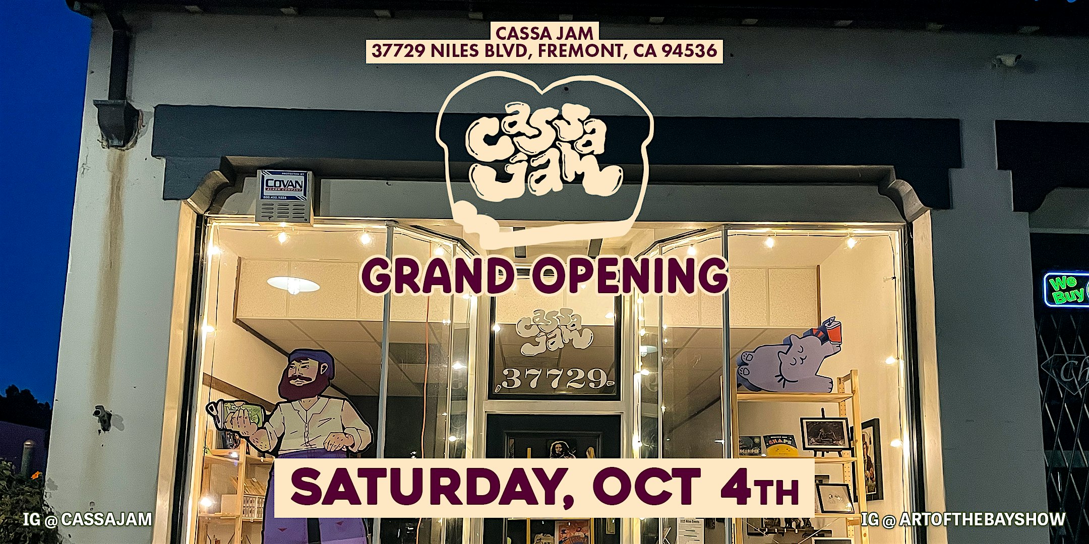 Cassa Jam Grand Opening Celebration | Oct 4th, Fremont at Cassa Jam – Fremont, CA