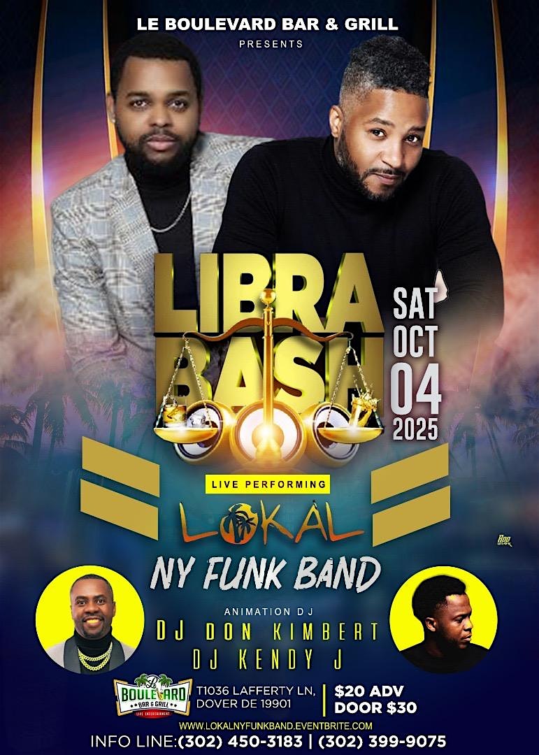 Libra Bash at Le Boulevard Bar & Grill – Dover, DE