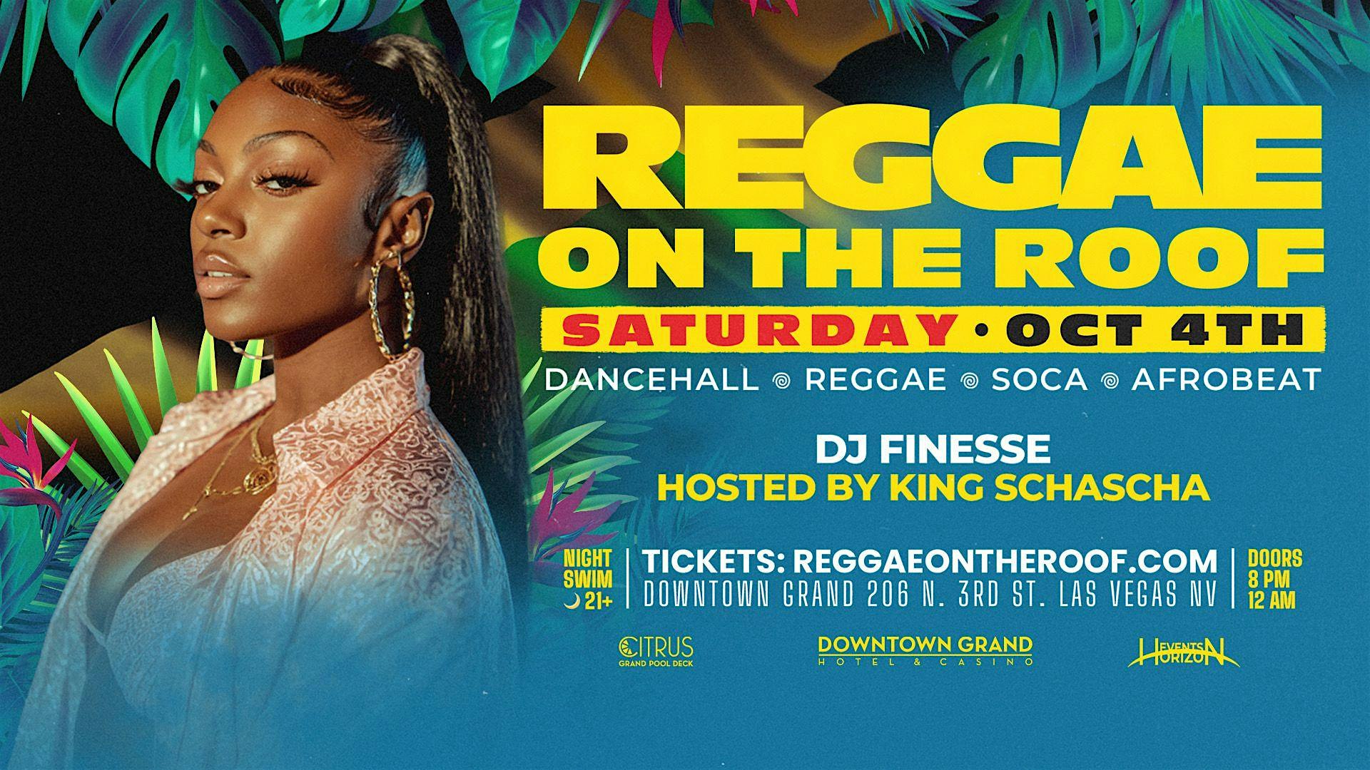LAST ONE! – Reggae Night Pool Party w/ DJ Finesse & King Schascha at Citrus Grand Pool Deck – Las Vegas, NV