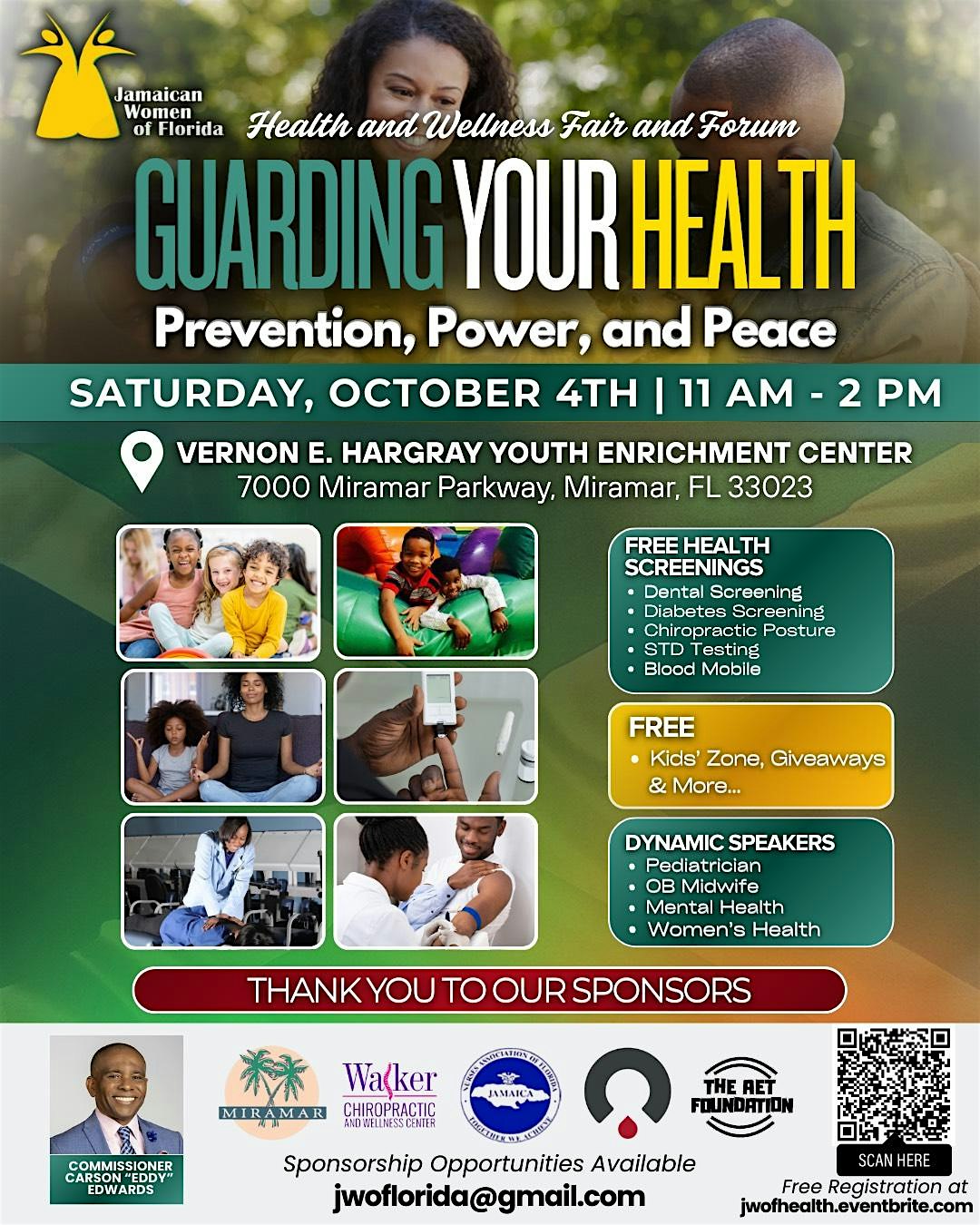 JWOF Health and Wellness Fair and Forum at 7000 Miramar Pkwy – Miramar, FL