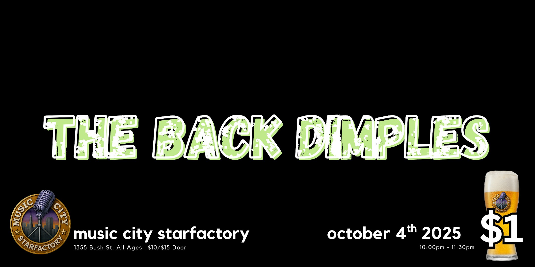The Back Dimples – Live At Music City Starfactory | Zydeco at Music City San Francisco – San Francisco, CA