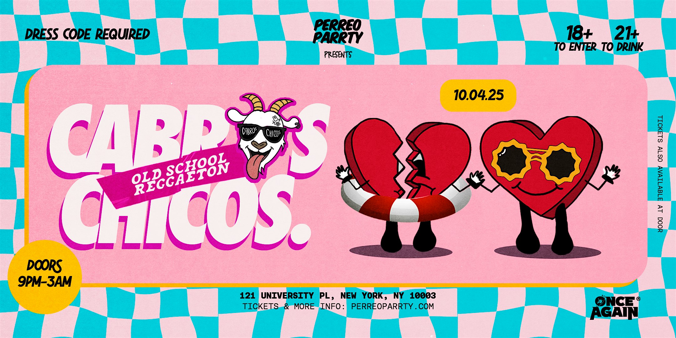 Cabros Chicos – Old School Reggaeton | Dance Party in NYC (18+) at Bar 13 – New York, NY