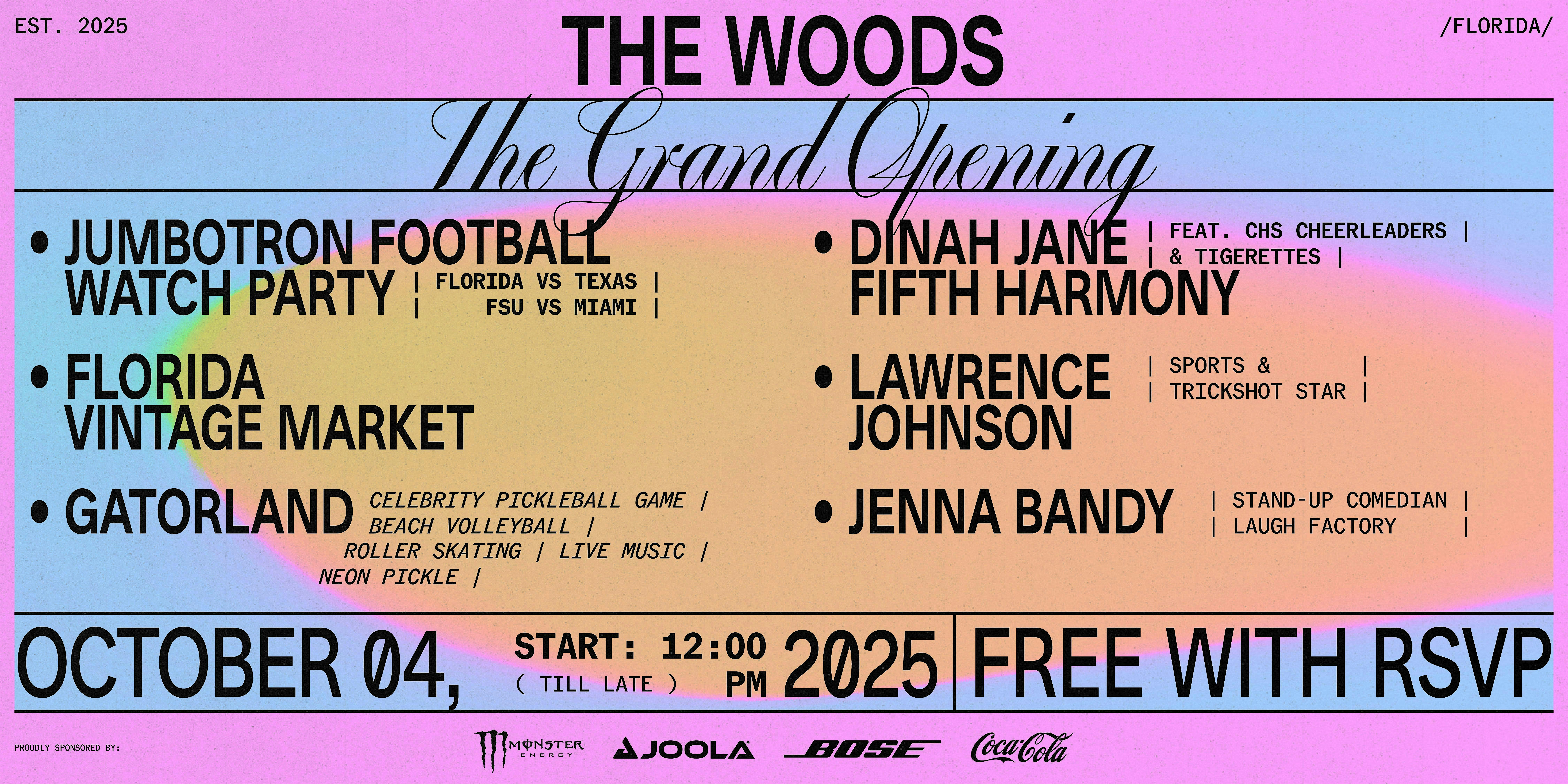 THE WOODS GRAND OPENING at 149 SW Woolsey Gln – Lake City, FL