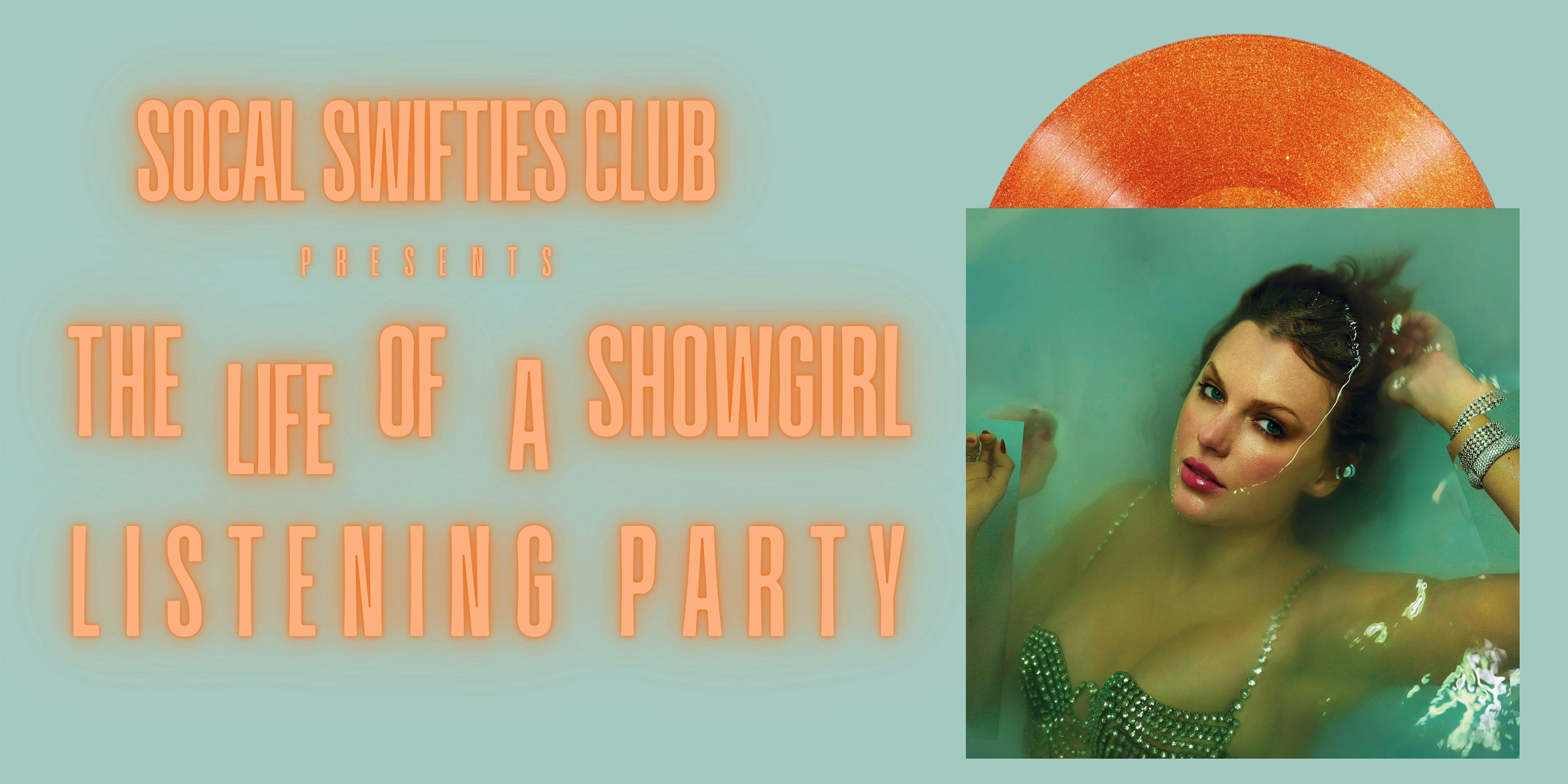 THE LIFE OF A SHOWGIRL LISTENING PARTY at Wrigley Coffee – Long Beach, CA