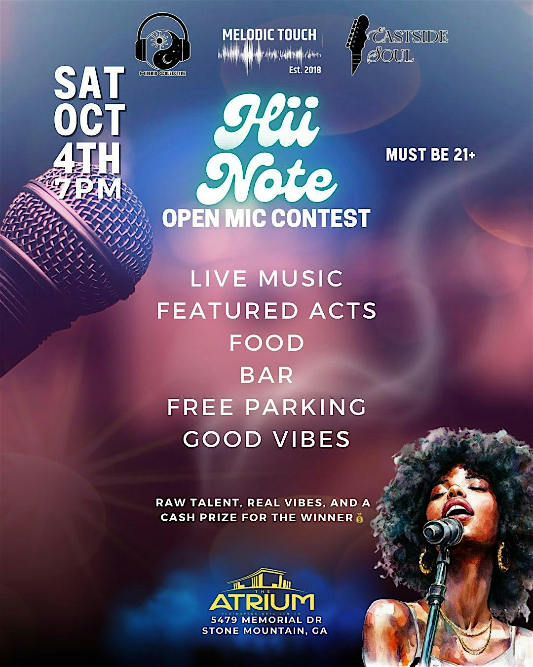 The Hii Note Contest at 5479 Memorial Dr – Stone Mountain, GA