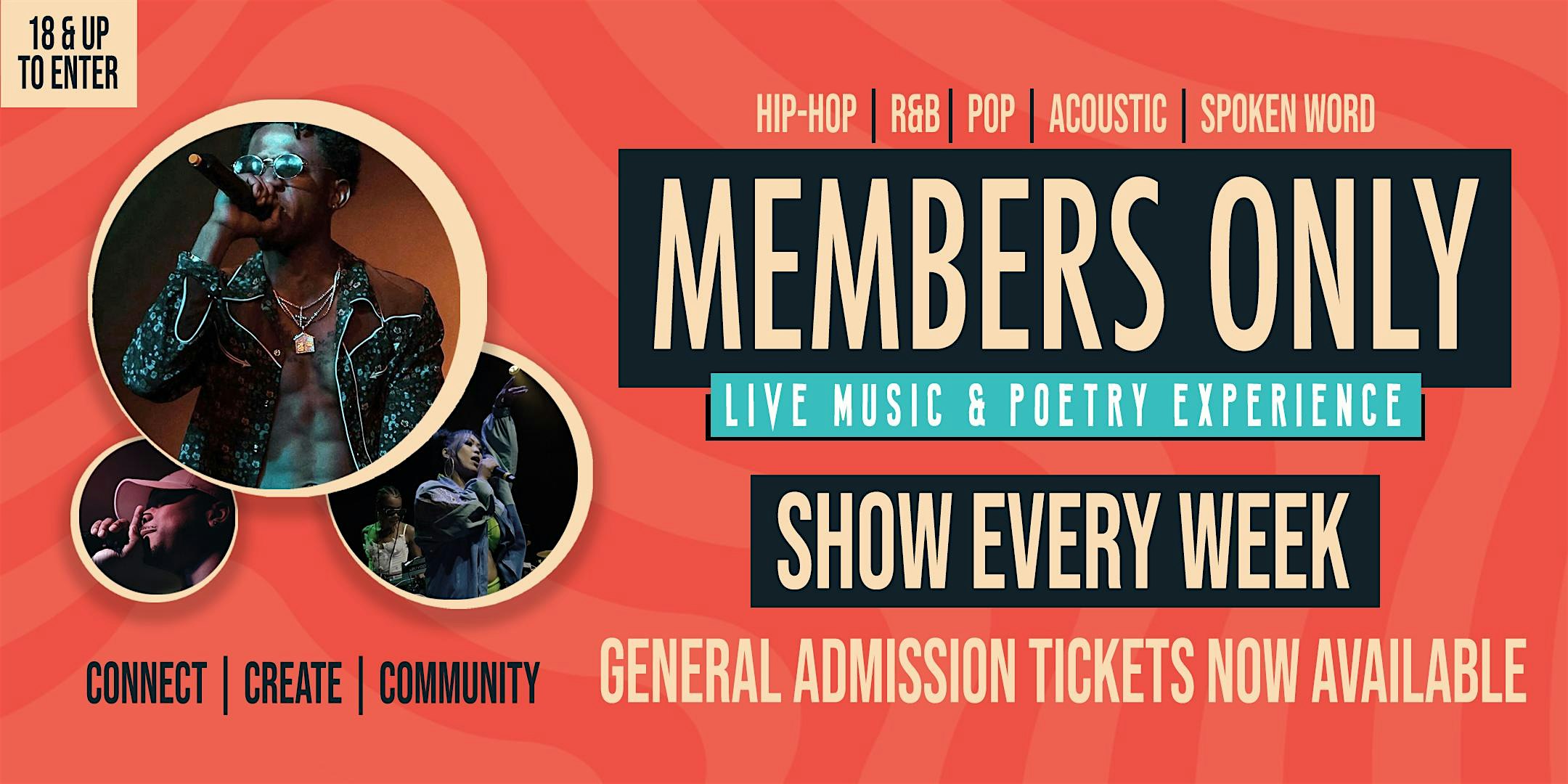 Members Only: Live Music & Poetry Experience (General Admission Ticket) at 11119 Burbank Blvd – Los Angeles, CA